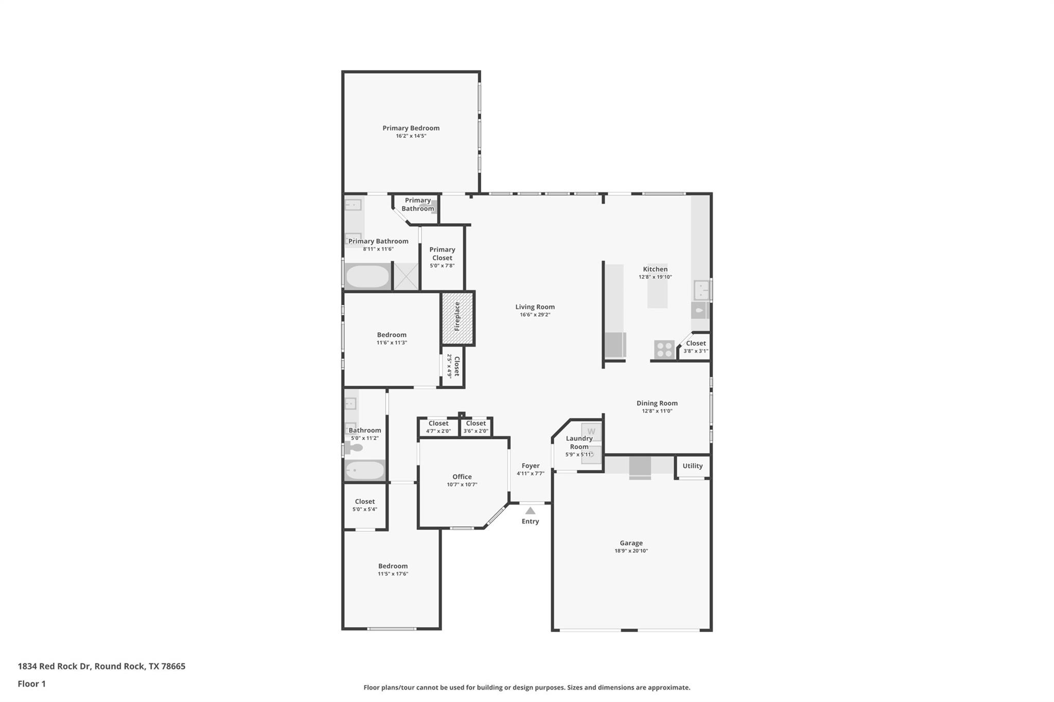 1834 Red Rock DR, Round Rock, TX 78665