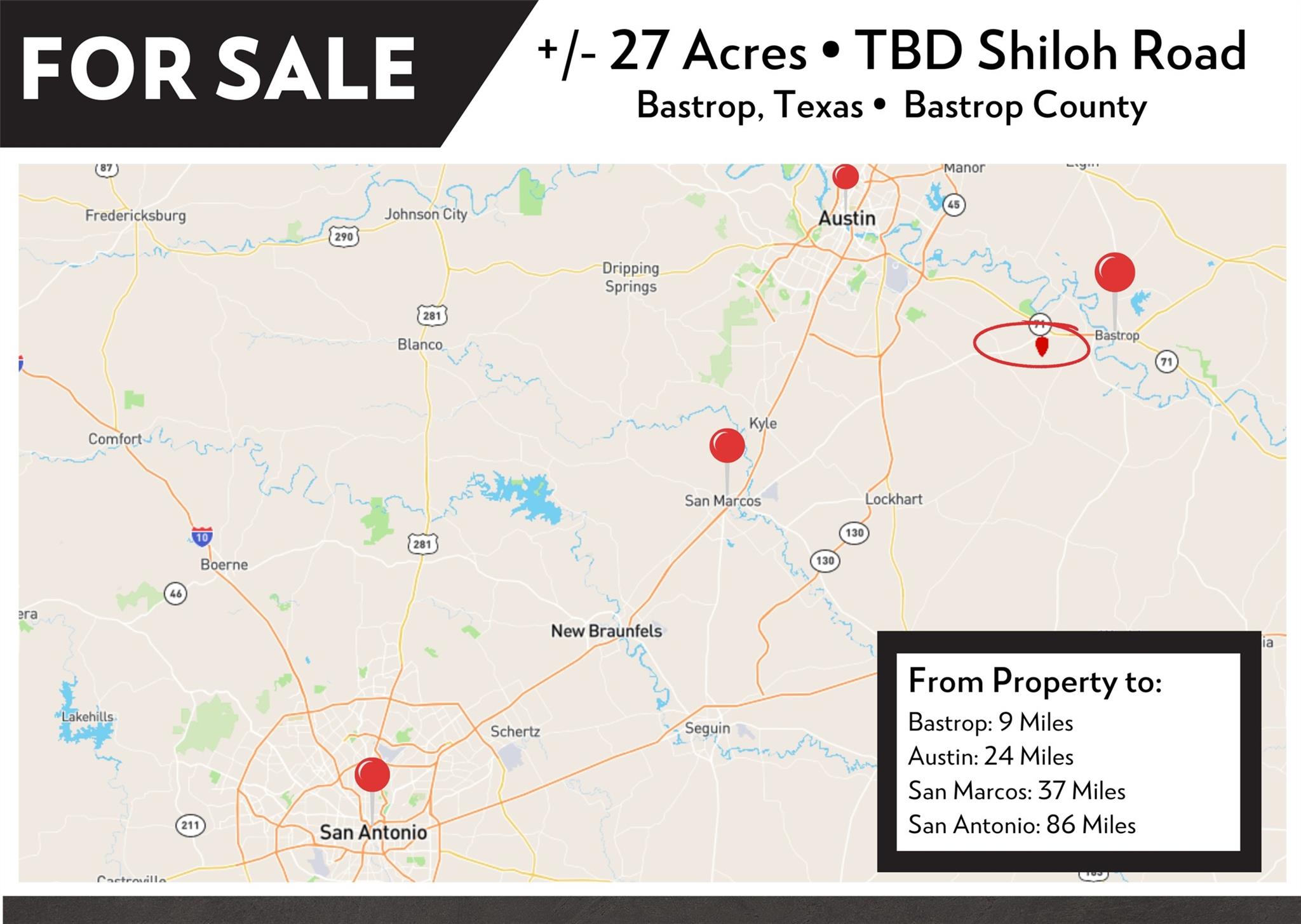 0 Shiloh RD, Bastrop, TX 78602
