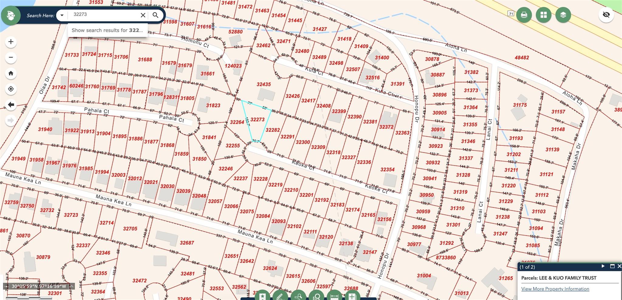 LOT 180 R32273 Keo Kea CT, Bastrop, TX 78602
