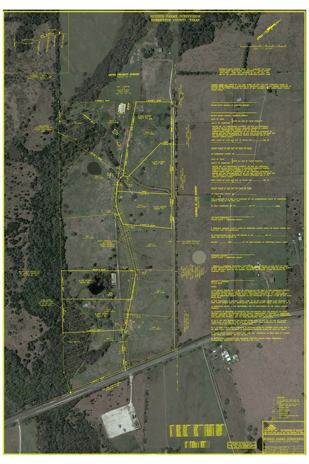 TBD Hudson Farms Road Tract 7a #5.501 acres, Franklin, TX 77859