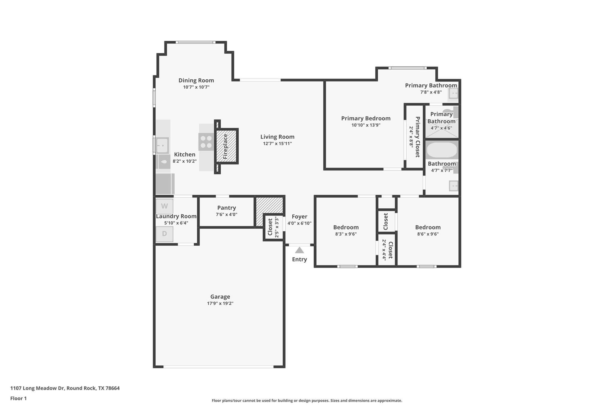 1107 Long Meadow DR, Round Rock, TX 78664