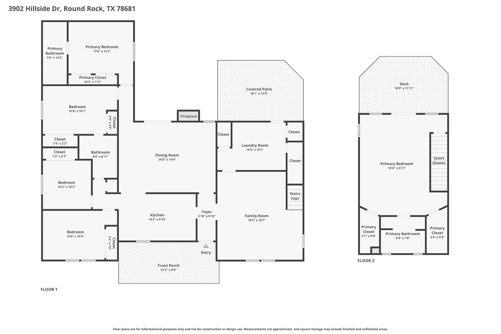 3902 Hillside DR, Round Rock, TX 78681