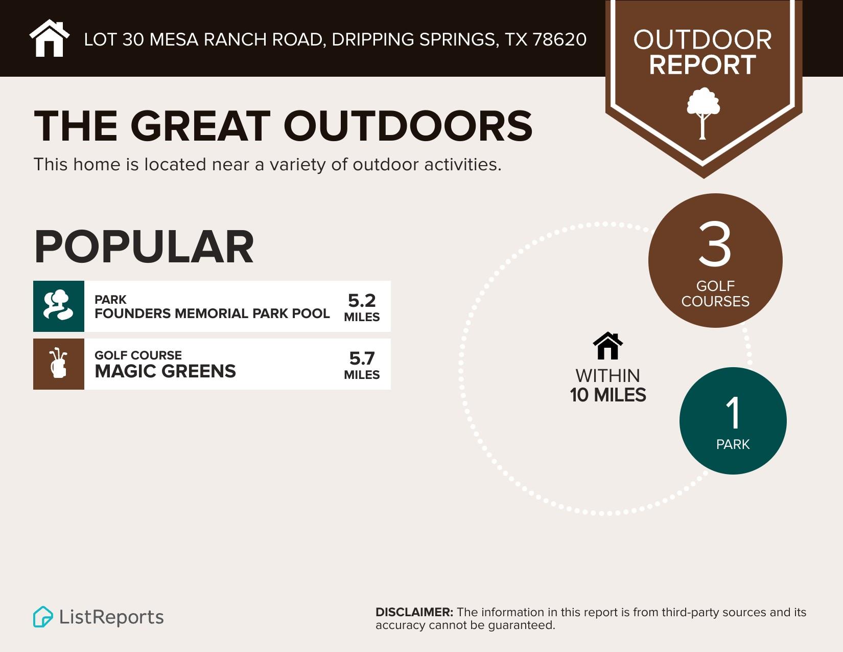 30 Mesa Ranch RD, Dripping Springs, TX 78620