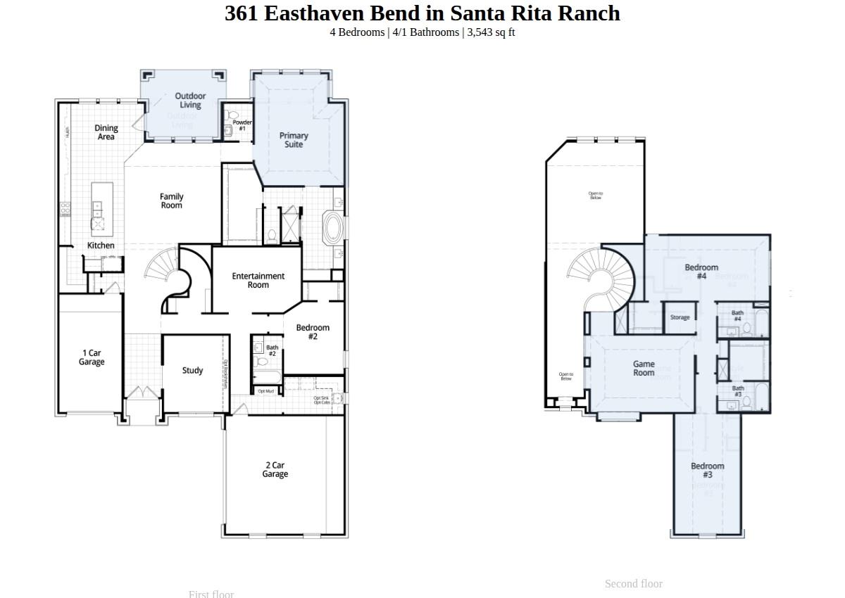361 Easthaven BND, Liberty Hill, TX 78642