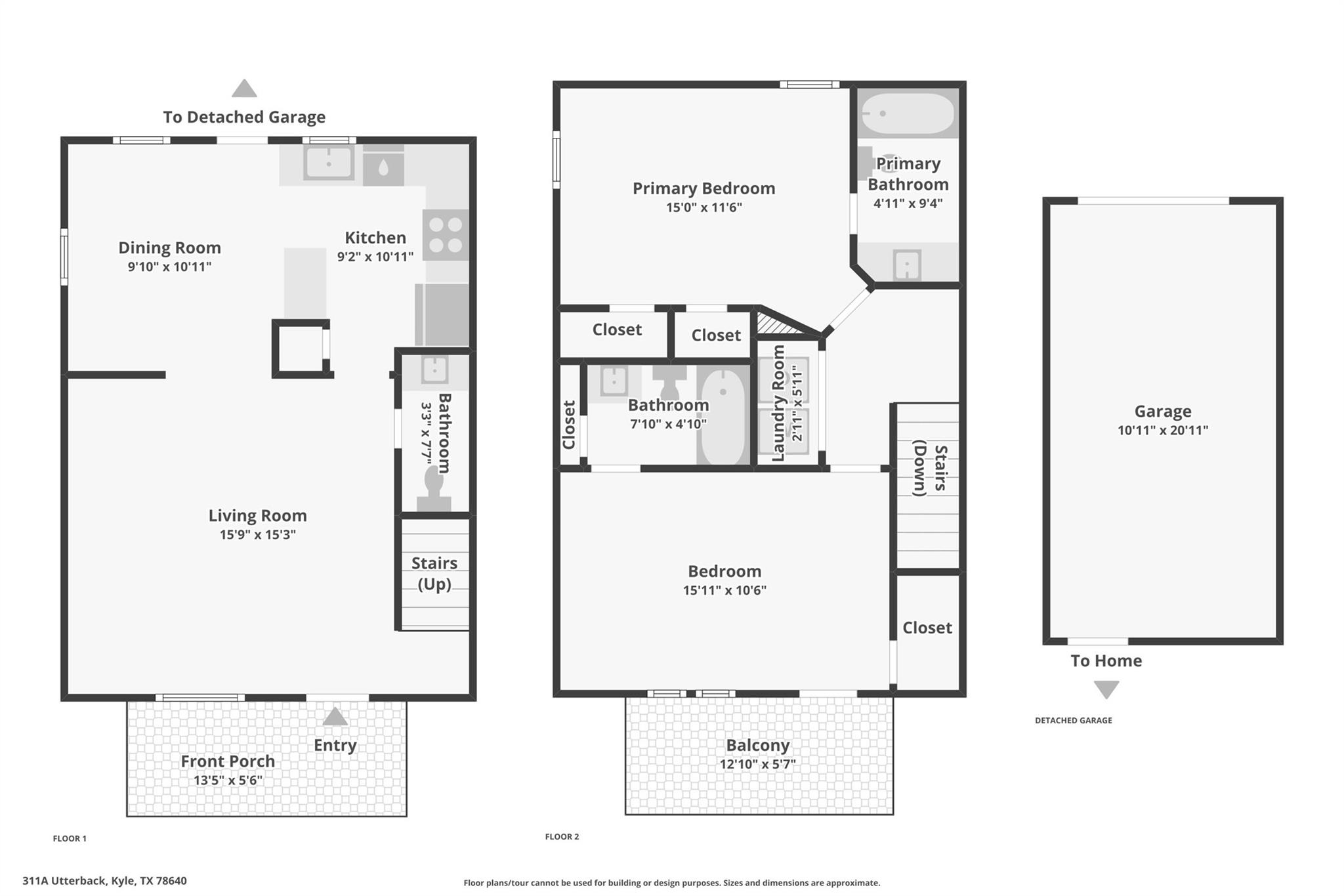 311A Utterback ST, Kyle, TX 78640
