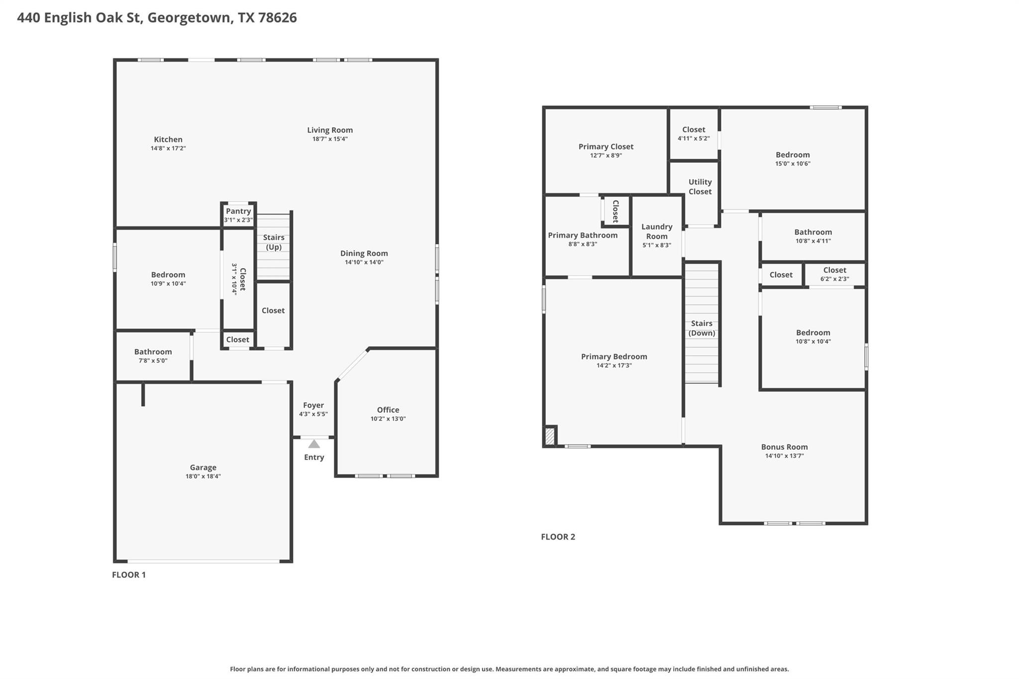 440 English Oak ST, Georgetown, TX 78626