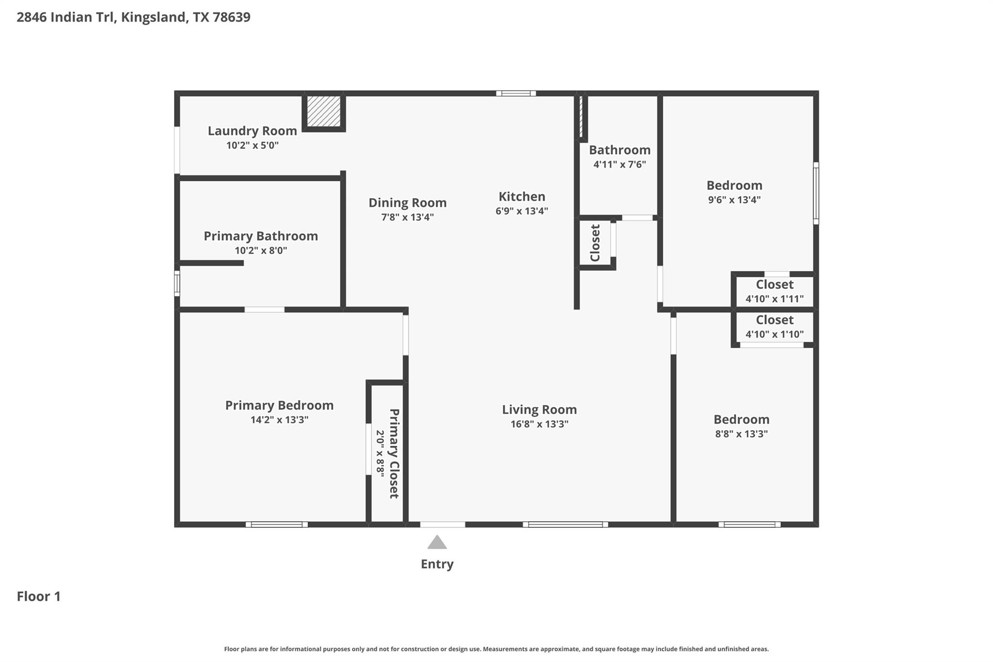 2846 Indian TRL, Kingsland, TX 78639