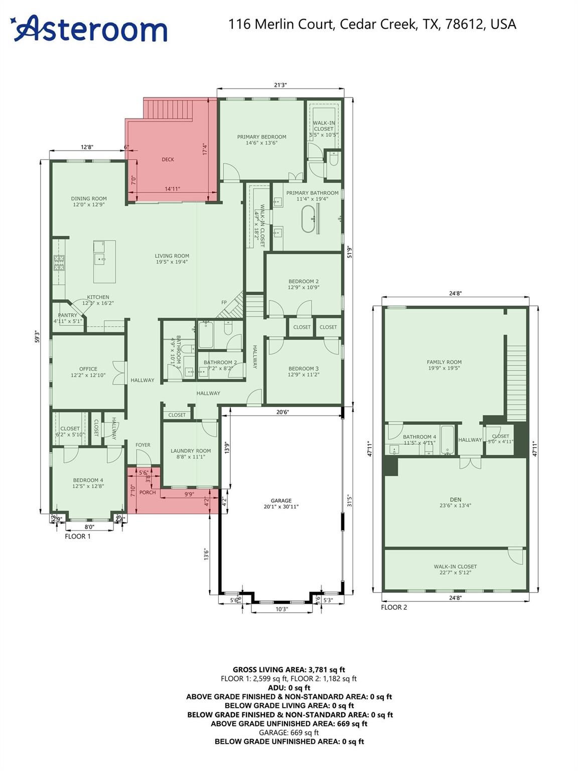 116 Merlin CT, Cedar Creek, TX 78612