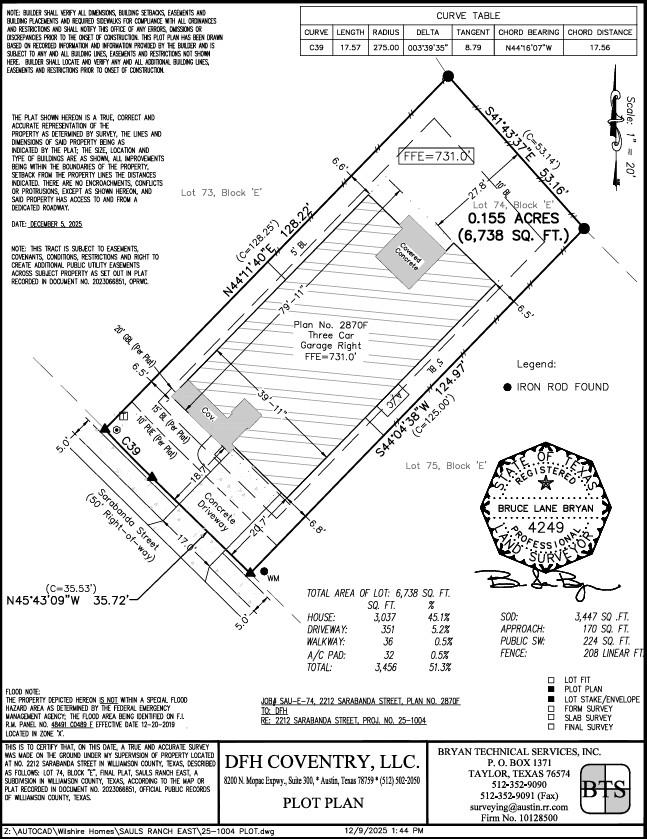 2212 Sarabanda ST, Round Rock, TX 78681