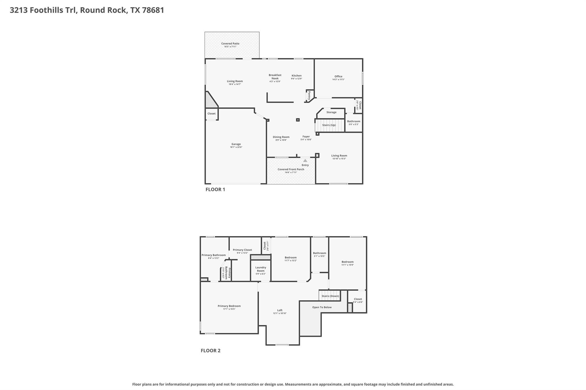 3213 Foothills TRL, Round Rock, TX 78681