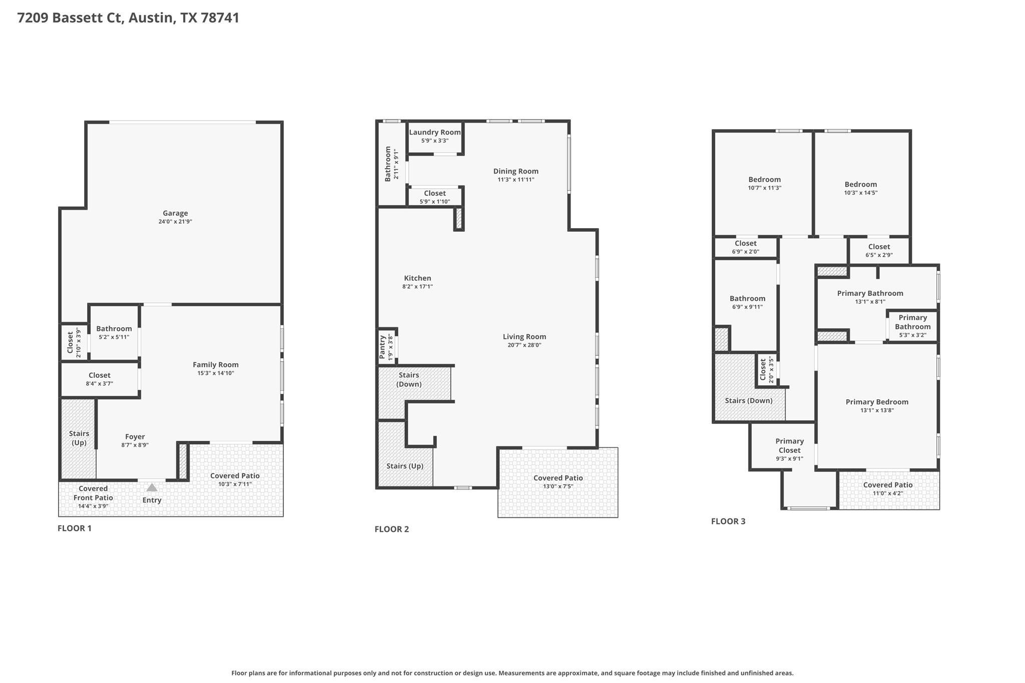 7209 Bassett CT, Austin, TX 78741