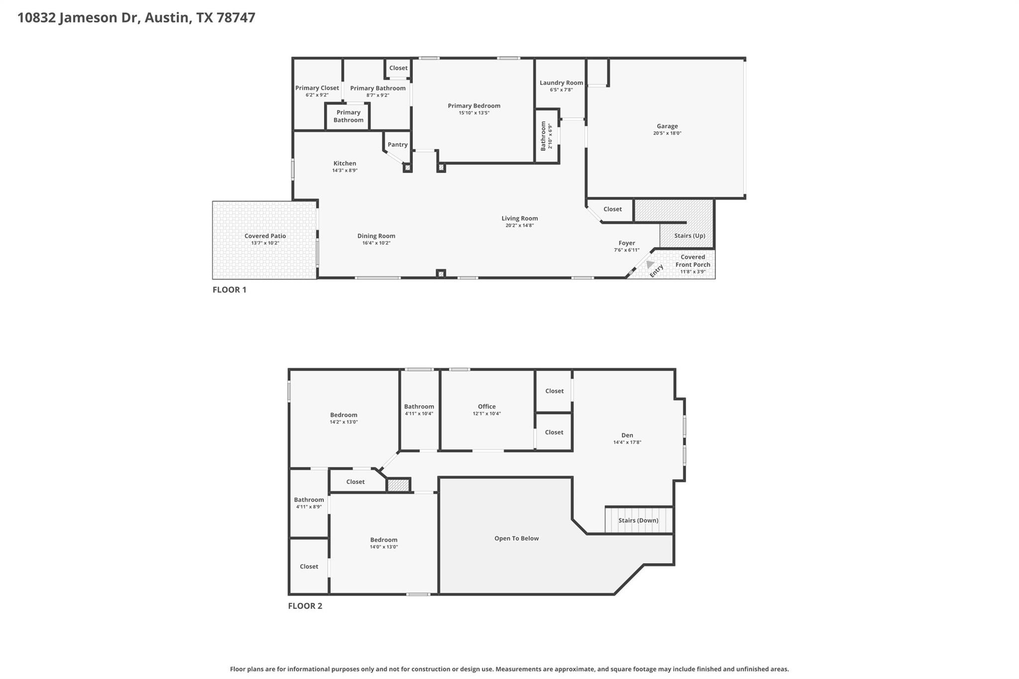 10832 Jameson DR, Austin, TX 78747