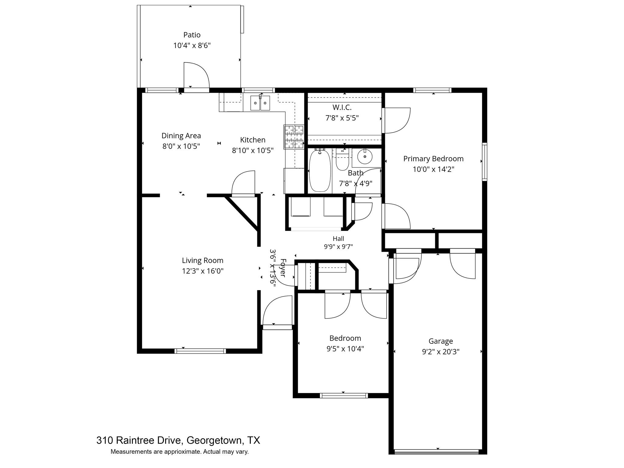 310 Raintree DR, Georgetown, TX 78626