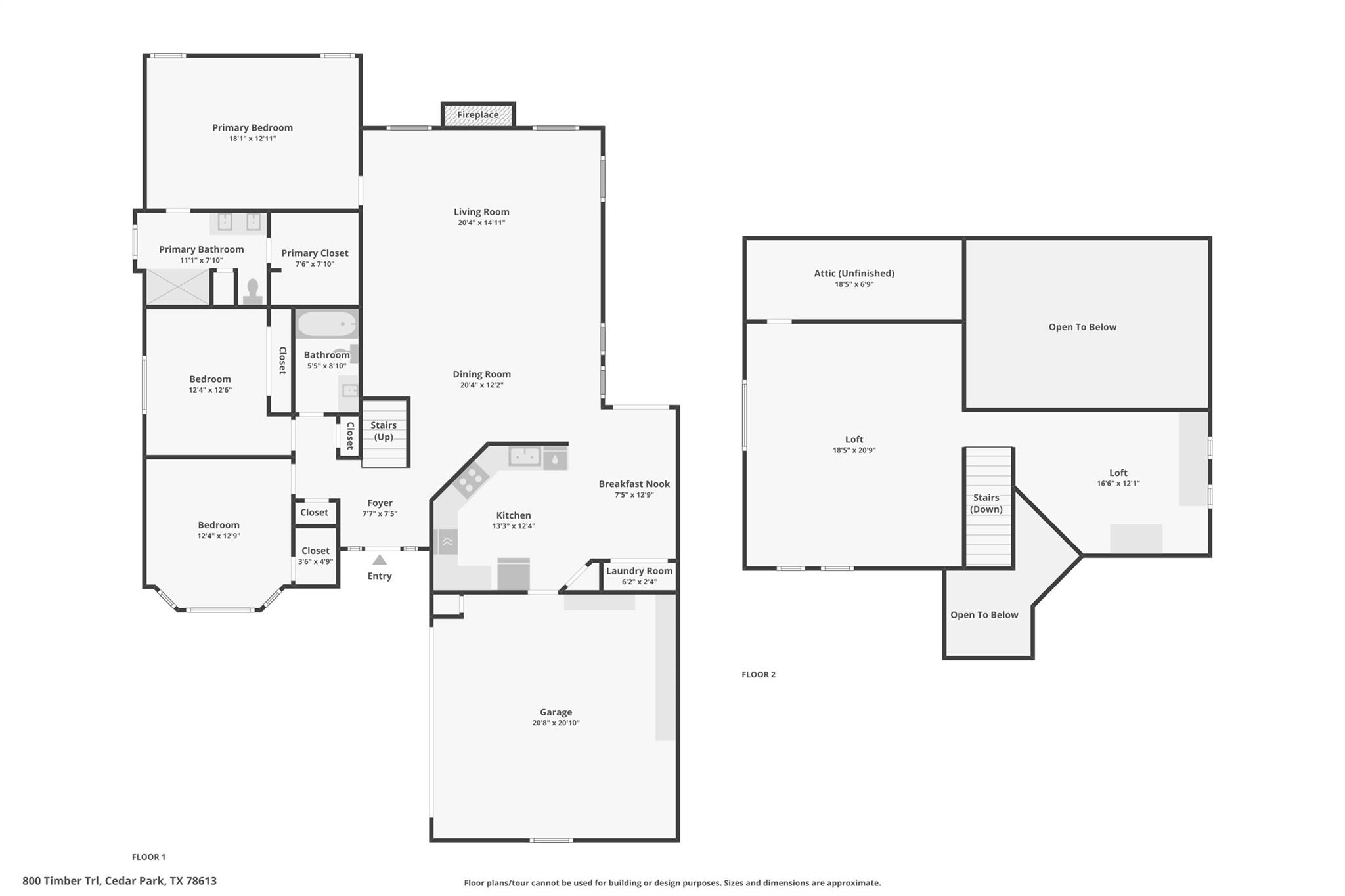 800 Timber TRL, Cedar Park, TX 78613
