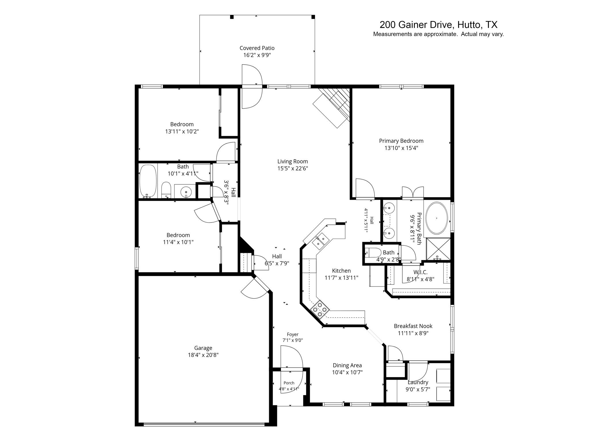 200 Gainer DR, Hutto, TX 78634