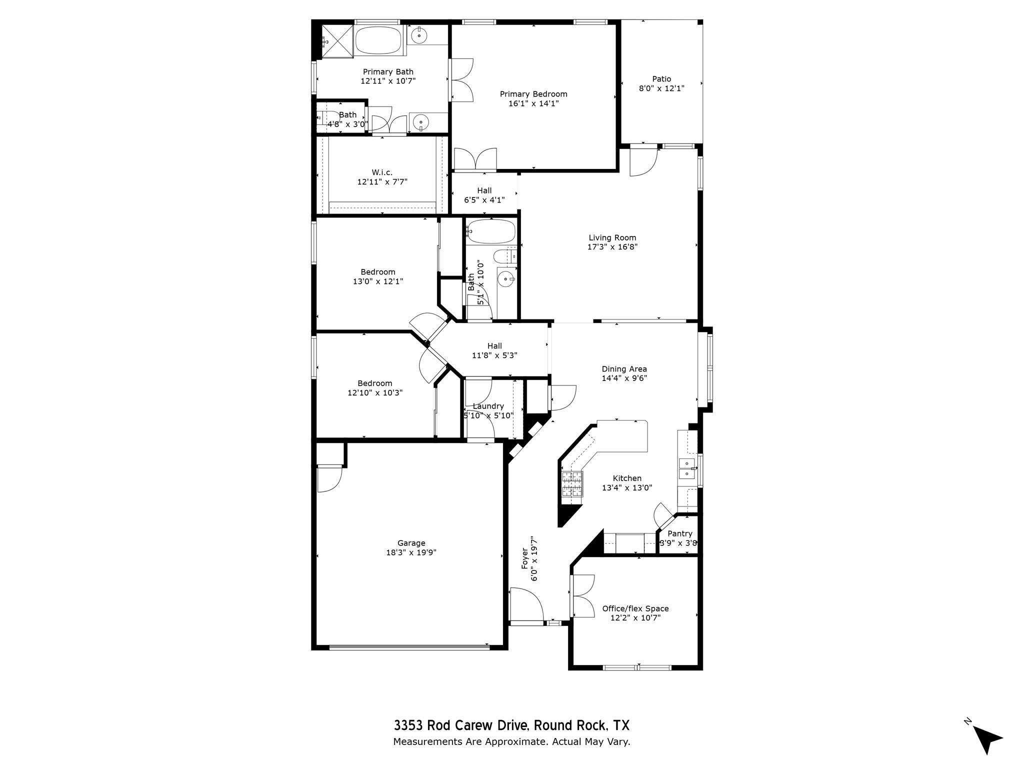 3353 Rod Carew DR, Round Rock, TX 78665