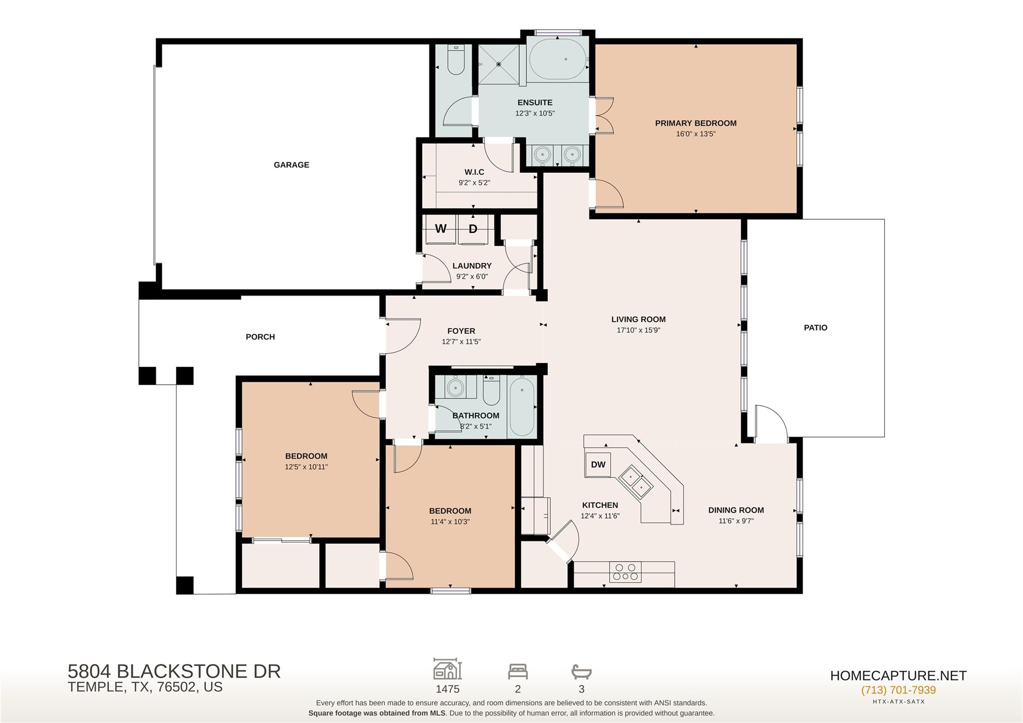 5804 Blackstone DR, Temple, TX 76502