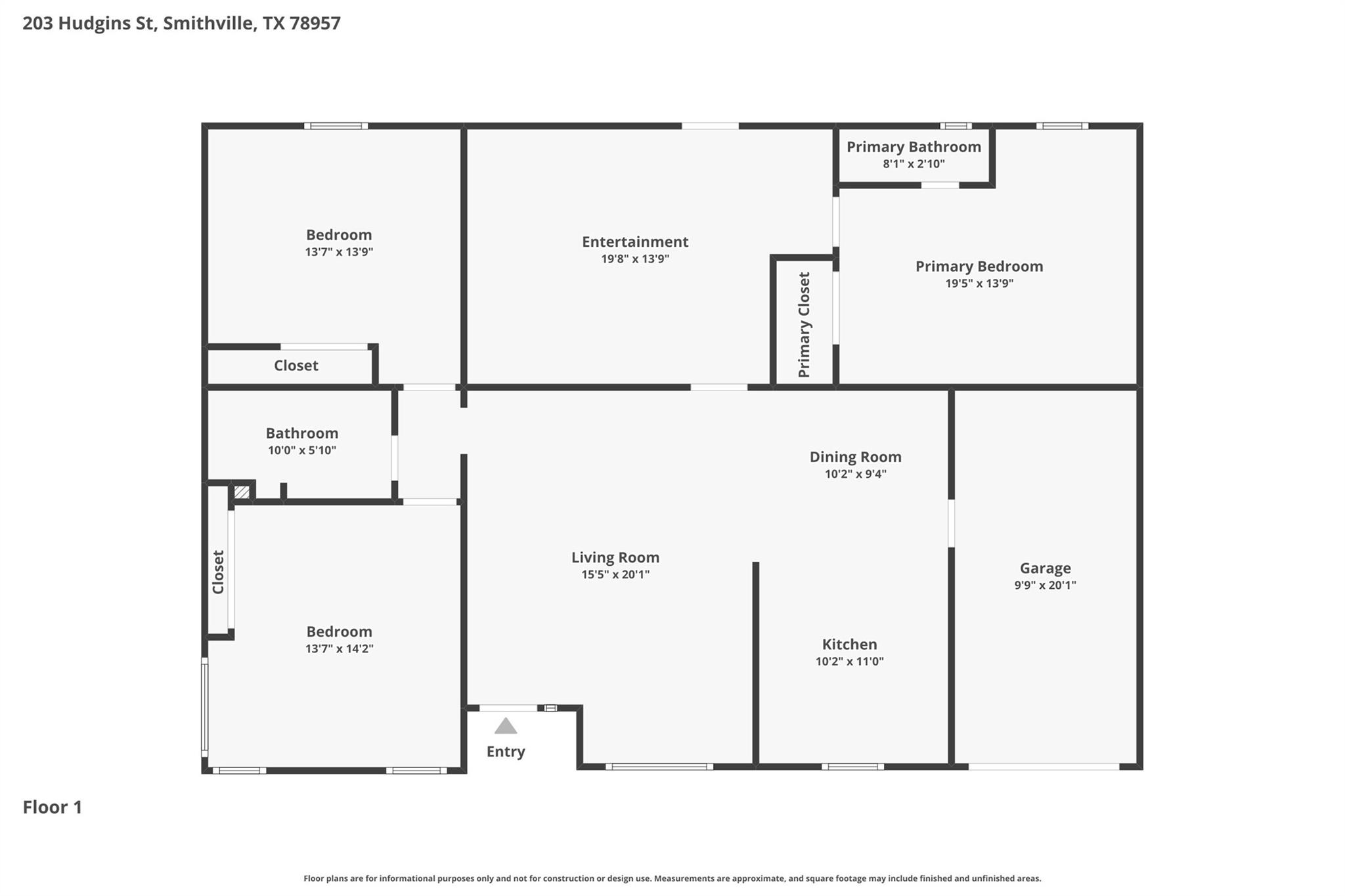 203 Hudgins ST, Smithville, TX 78957