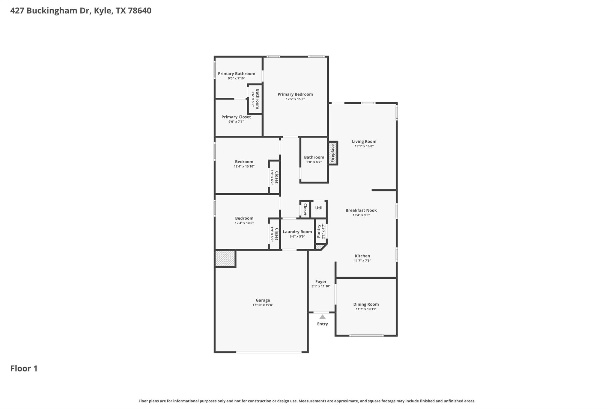 427 Buckingham DR, Kyle, TX 78640