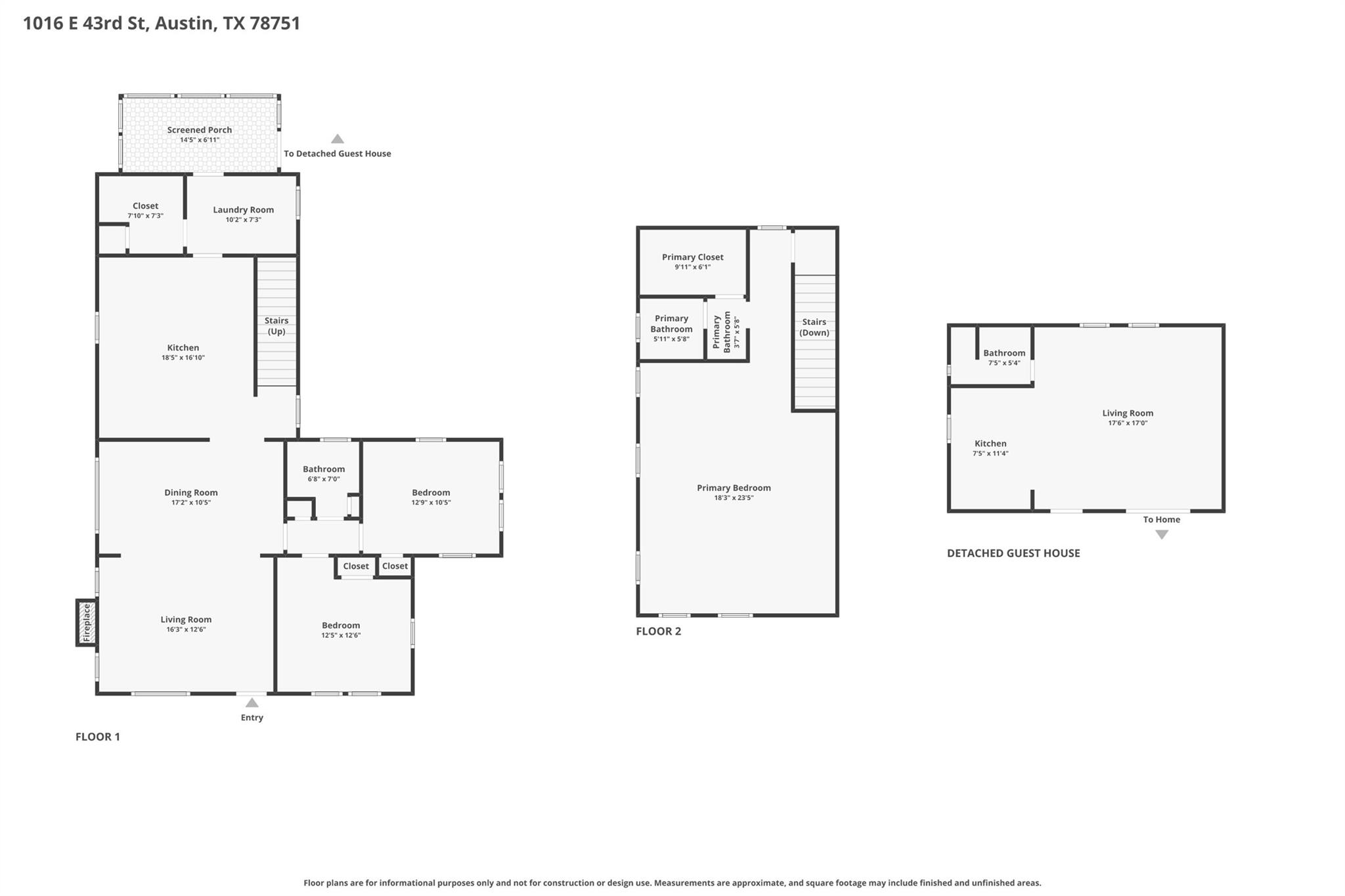 1016 E 43rd ST, Austin, TX 78751