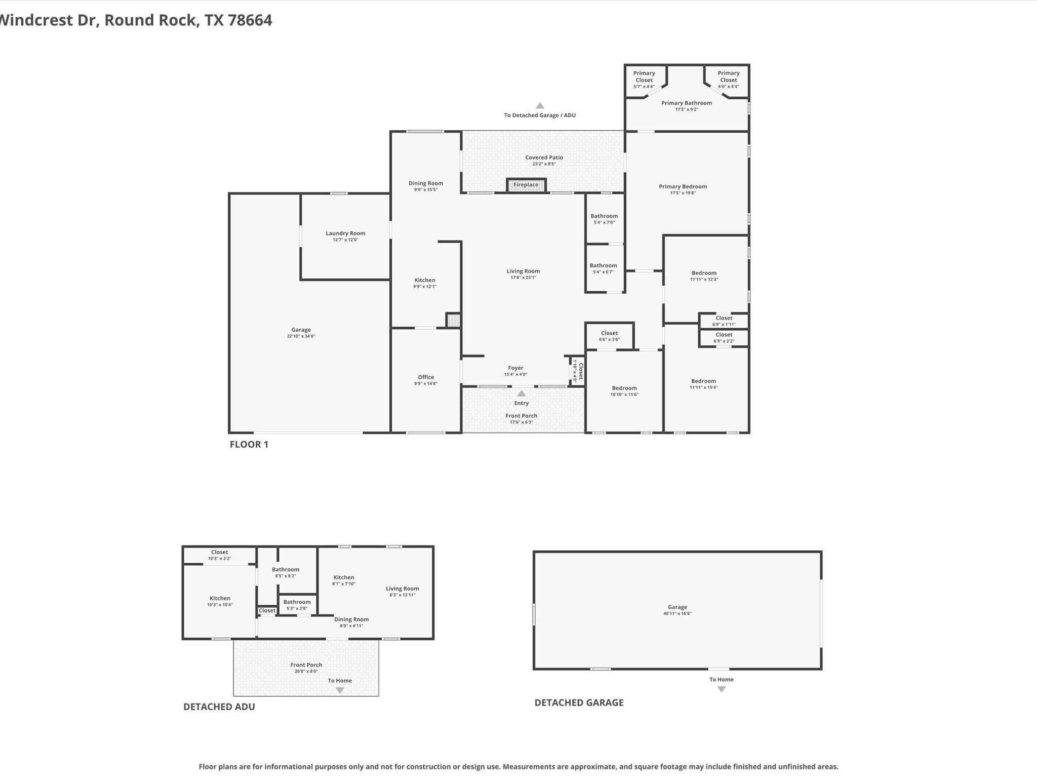 1433 Windcrest DR, Round Rock, TX 78664