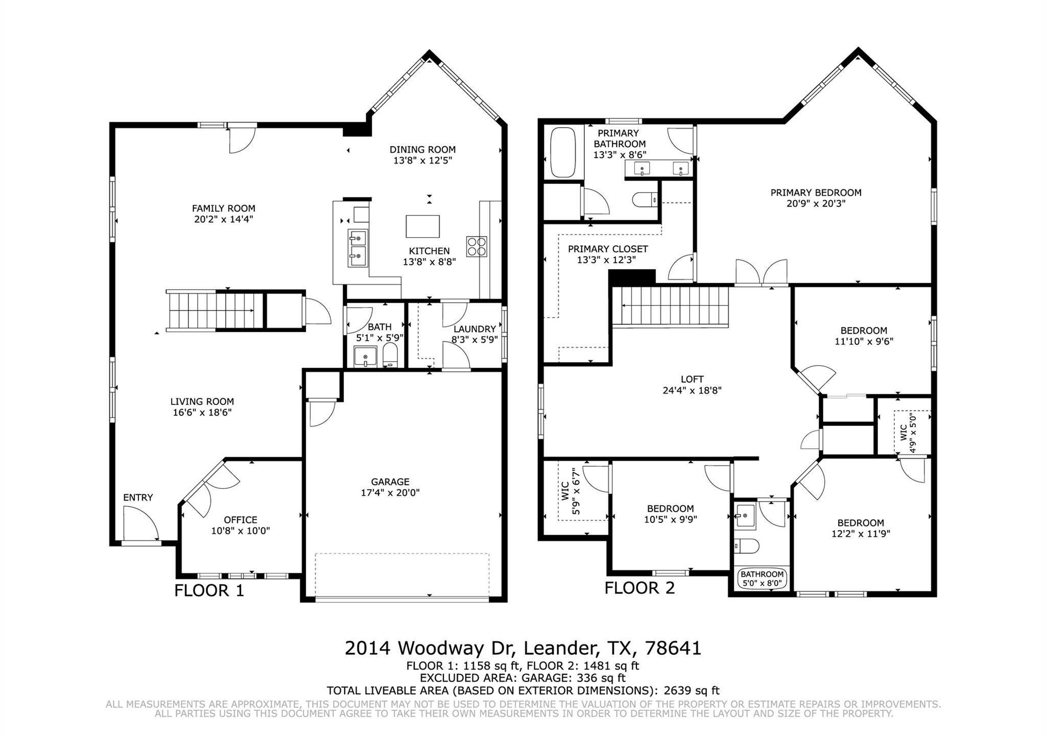 2014 Woodway DR, Leander, TX 78641