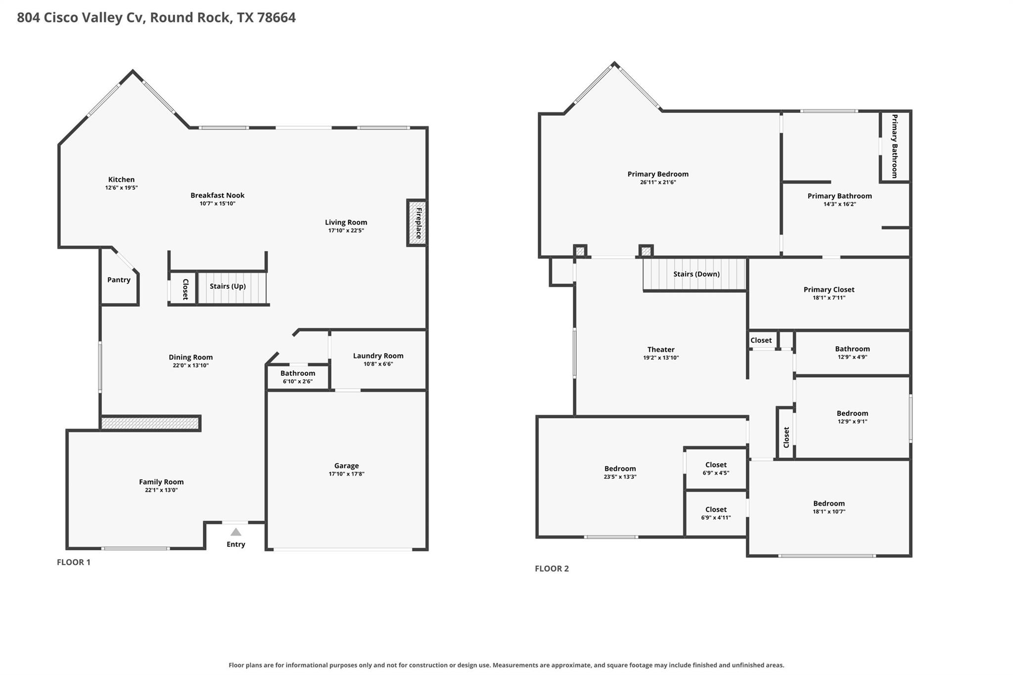804 Cisco Valley CV, Round Rock, TX 78664
