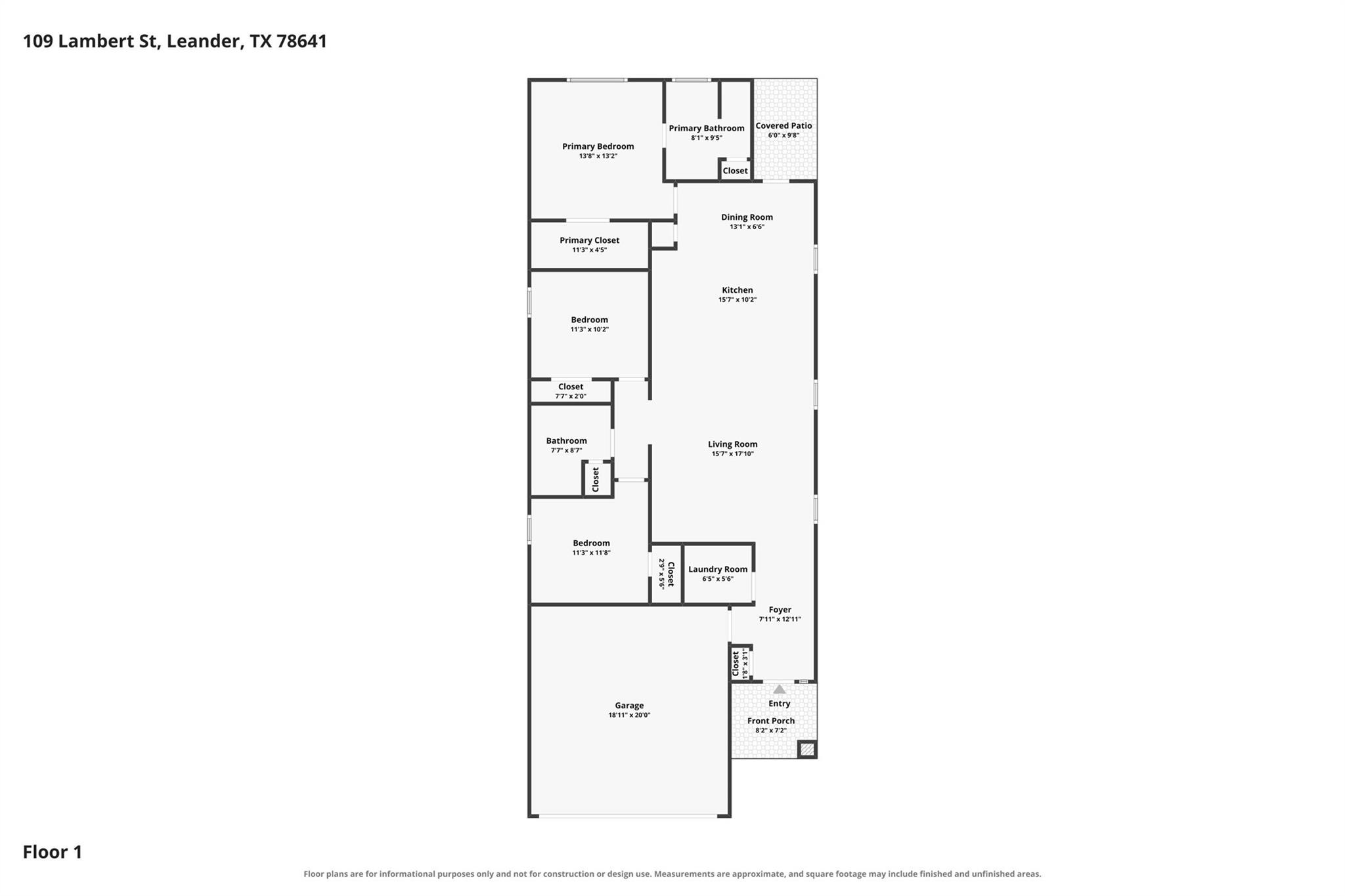 109 Lambert ST, Leander, TX 78641