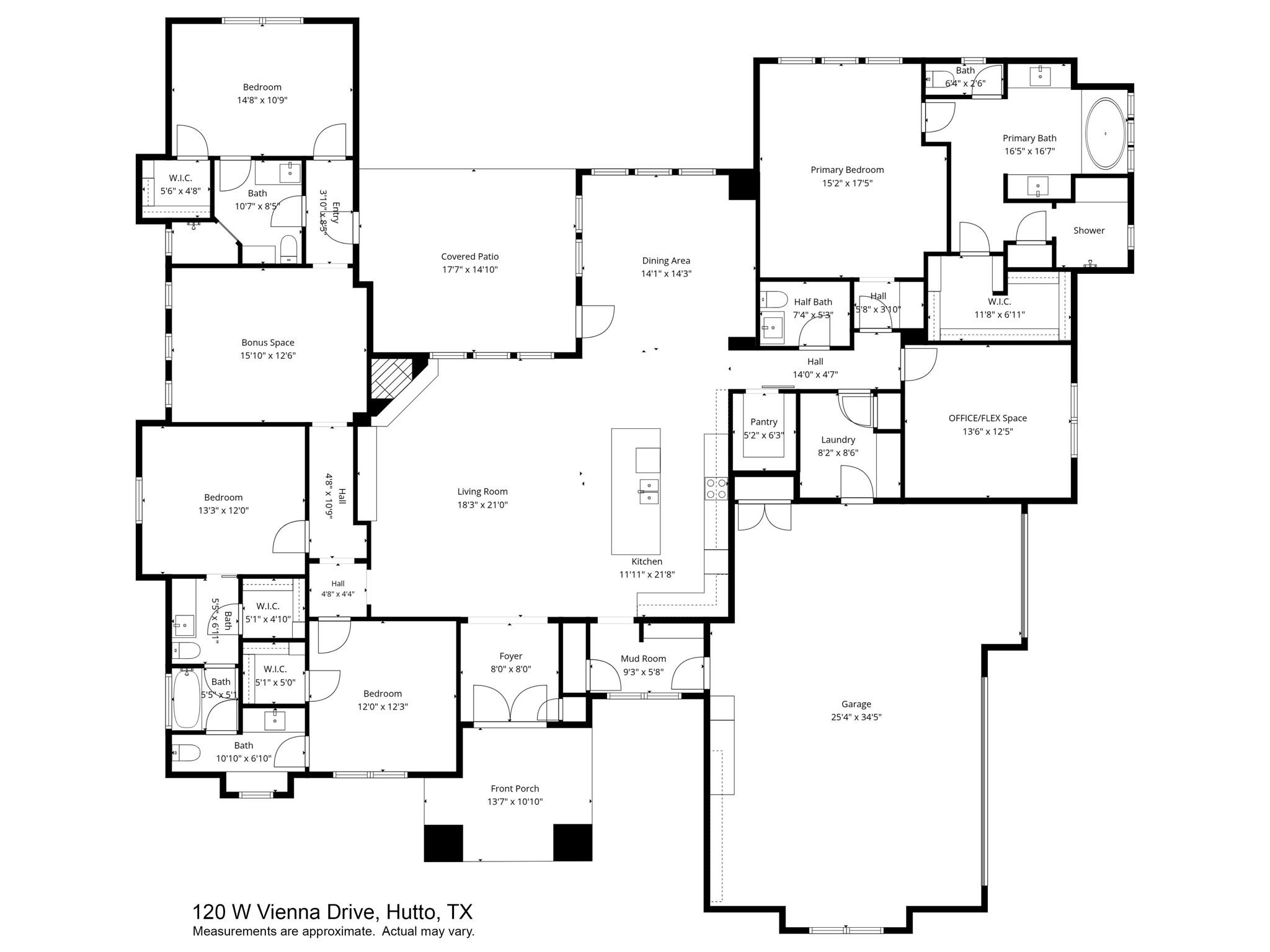 120 W Vienna DR, Hutto, TX 78634
