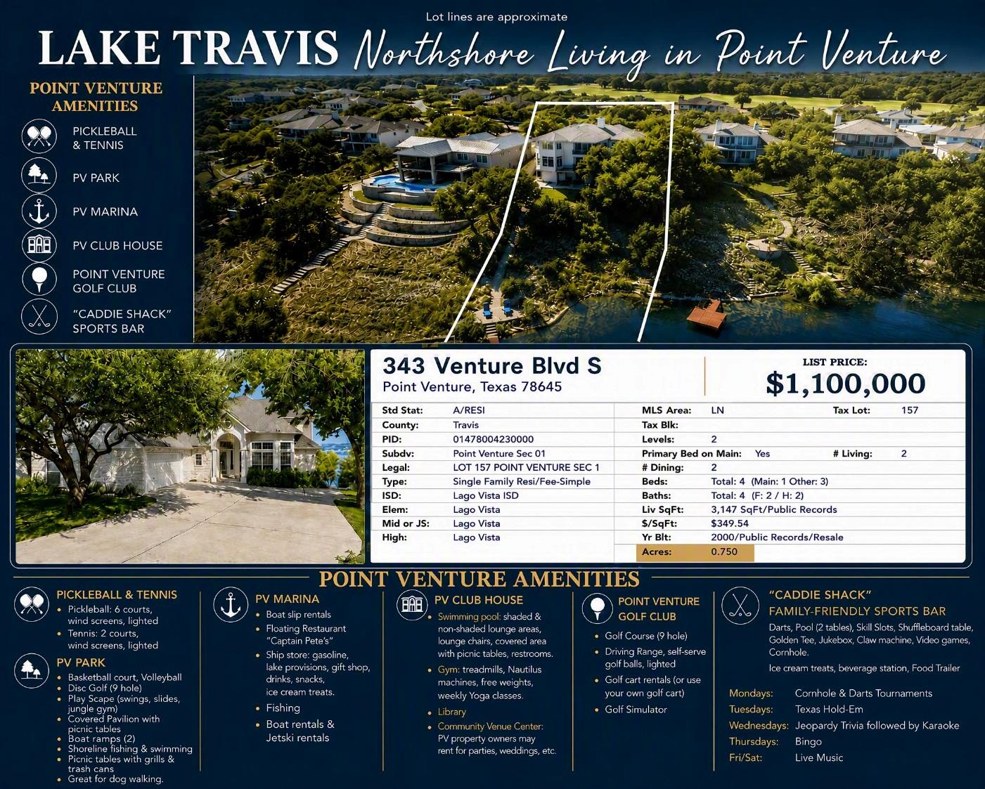 343 Venture BLVD S, Point Venture, TX 78645