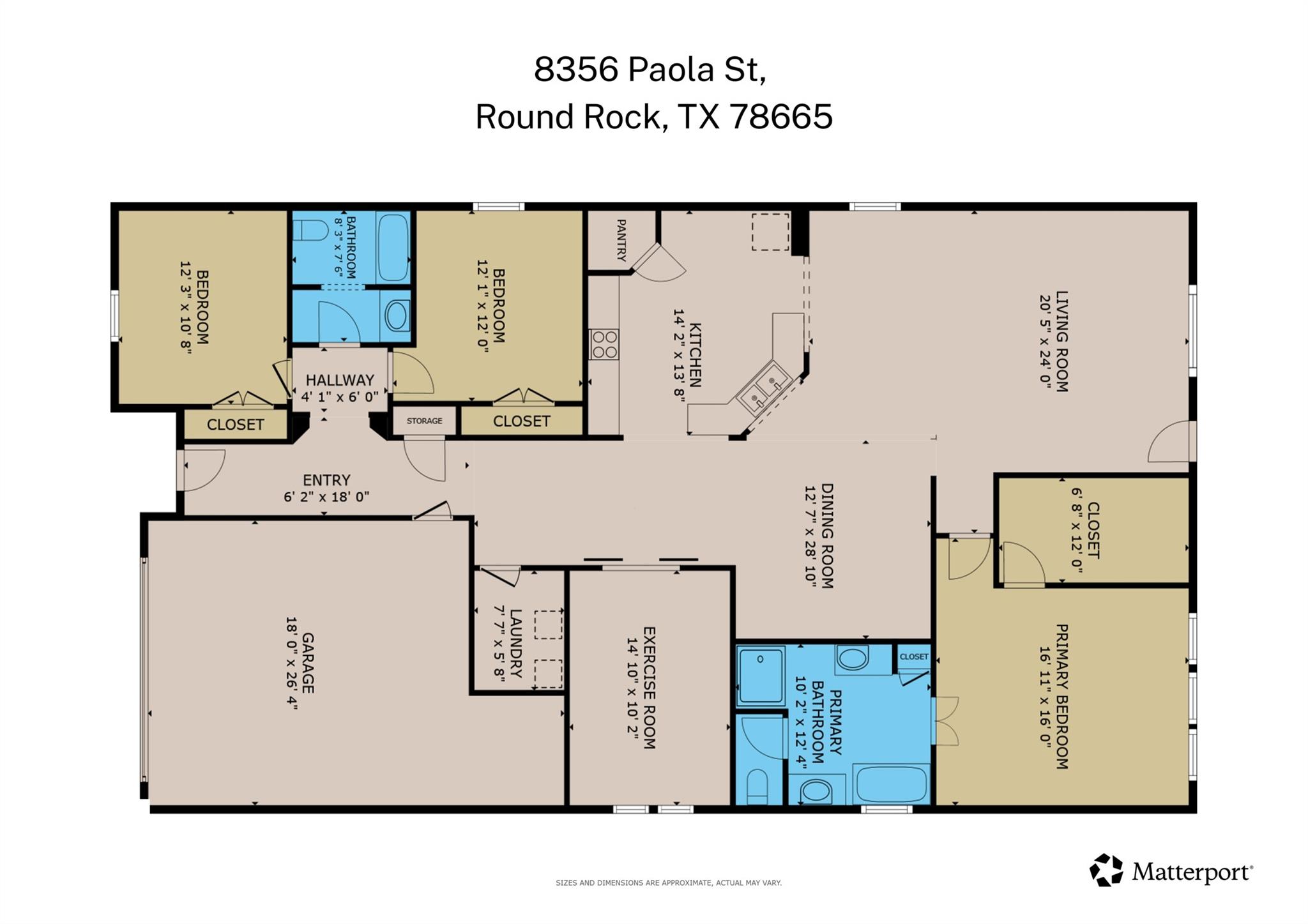 8356 Paola ST, Round Rock, TX 78665