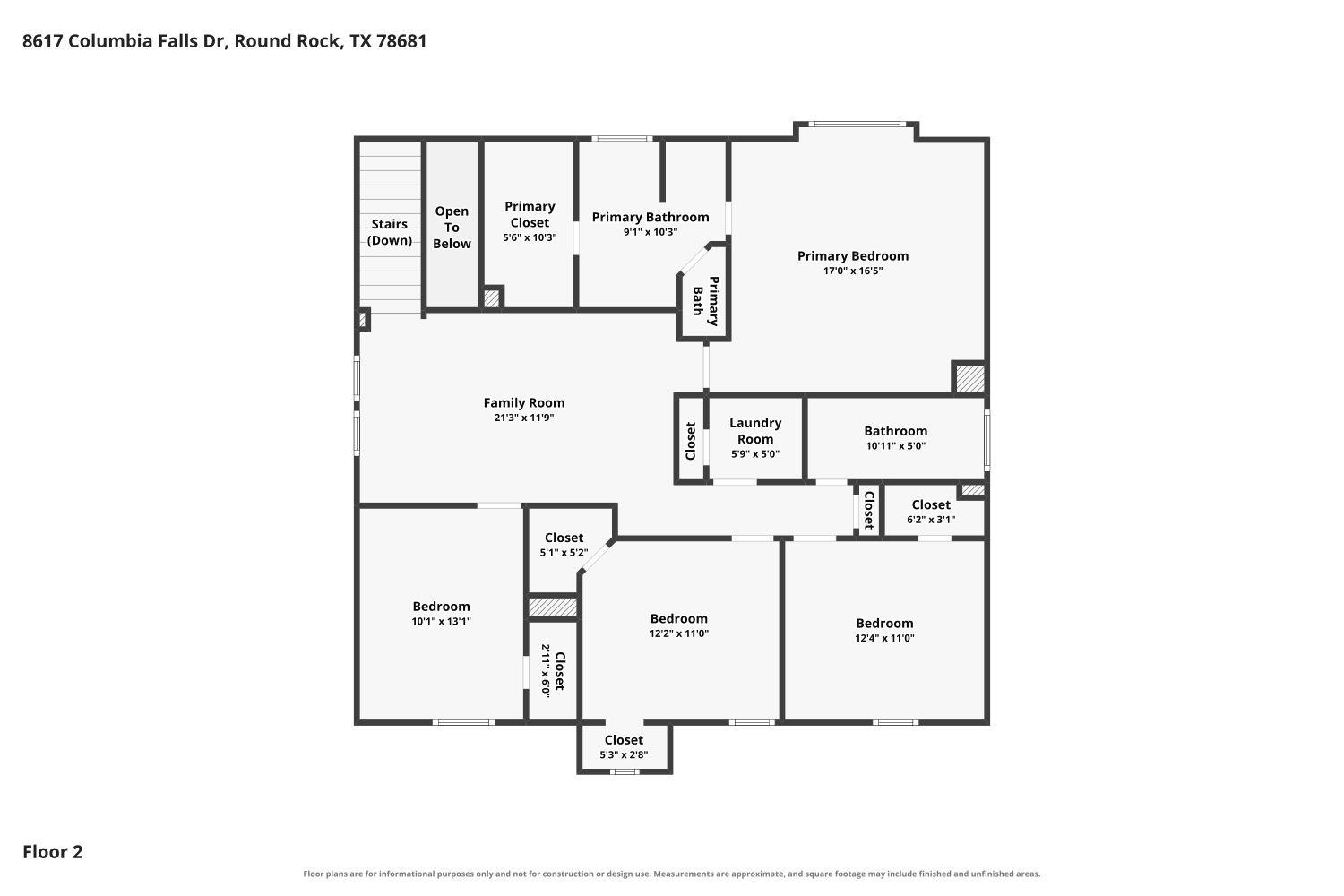 8617 Columbia Falls DR, Round Rock, TX 78681