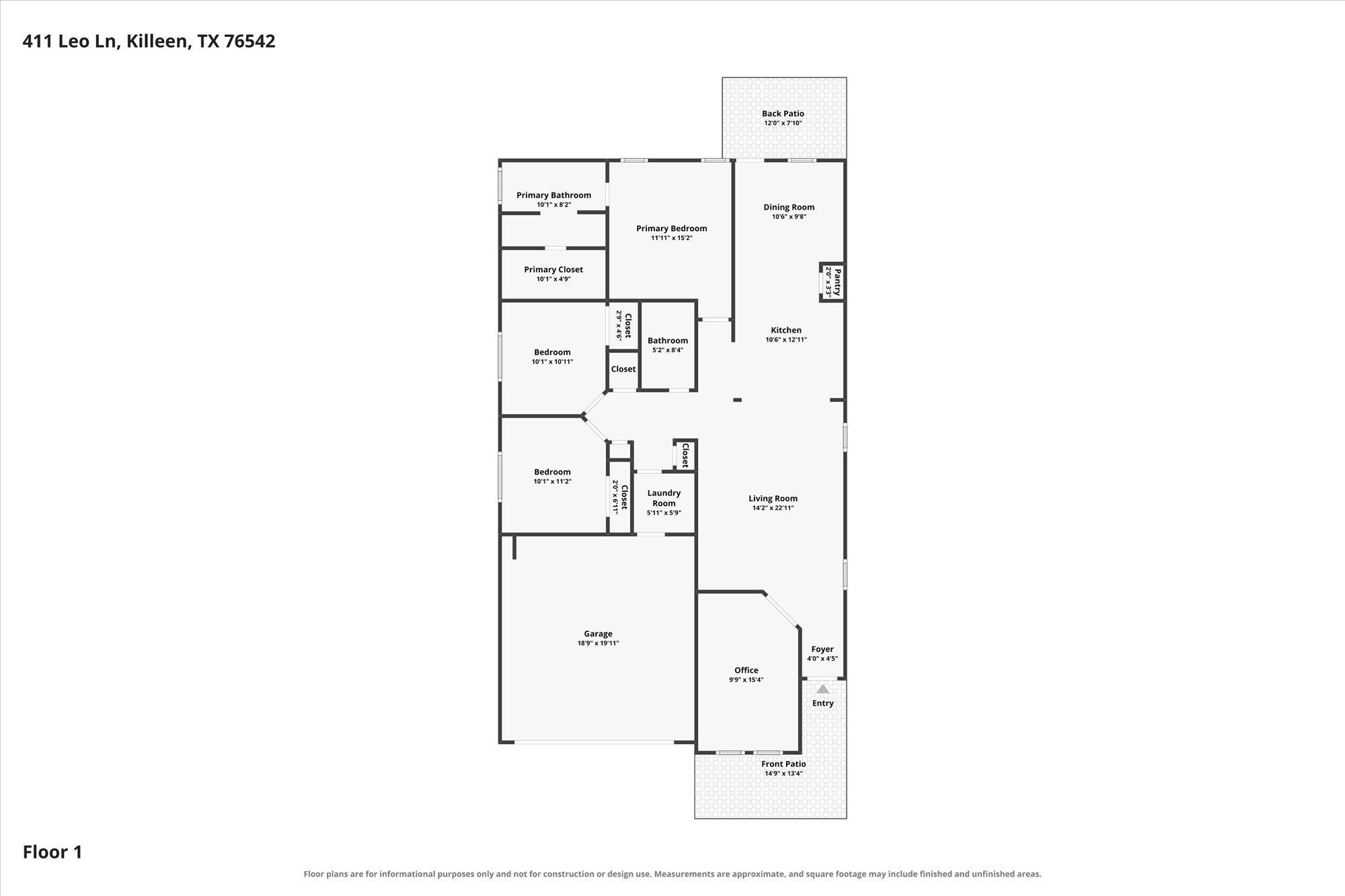 411 Leo LN, Killeen, TX 76542