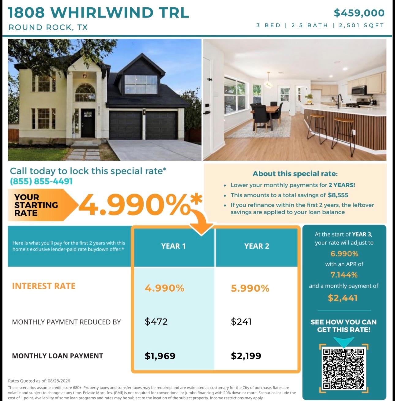 1808 Whirlwind TRL, Round Rock, TX 78664