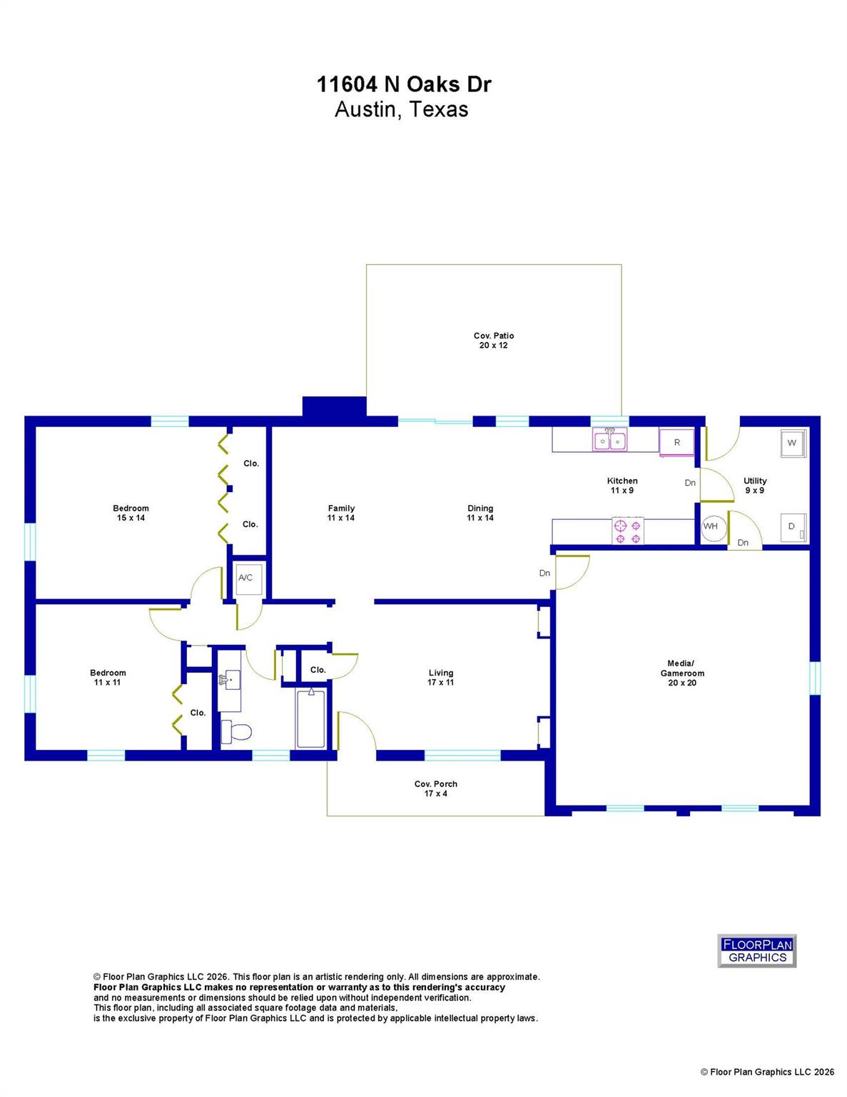 11604 N Oaks DR, Austin, TX 78753