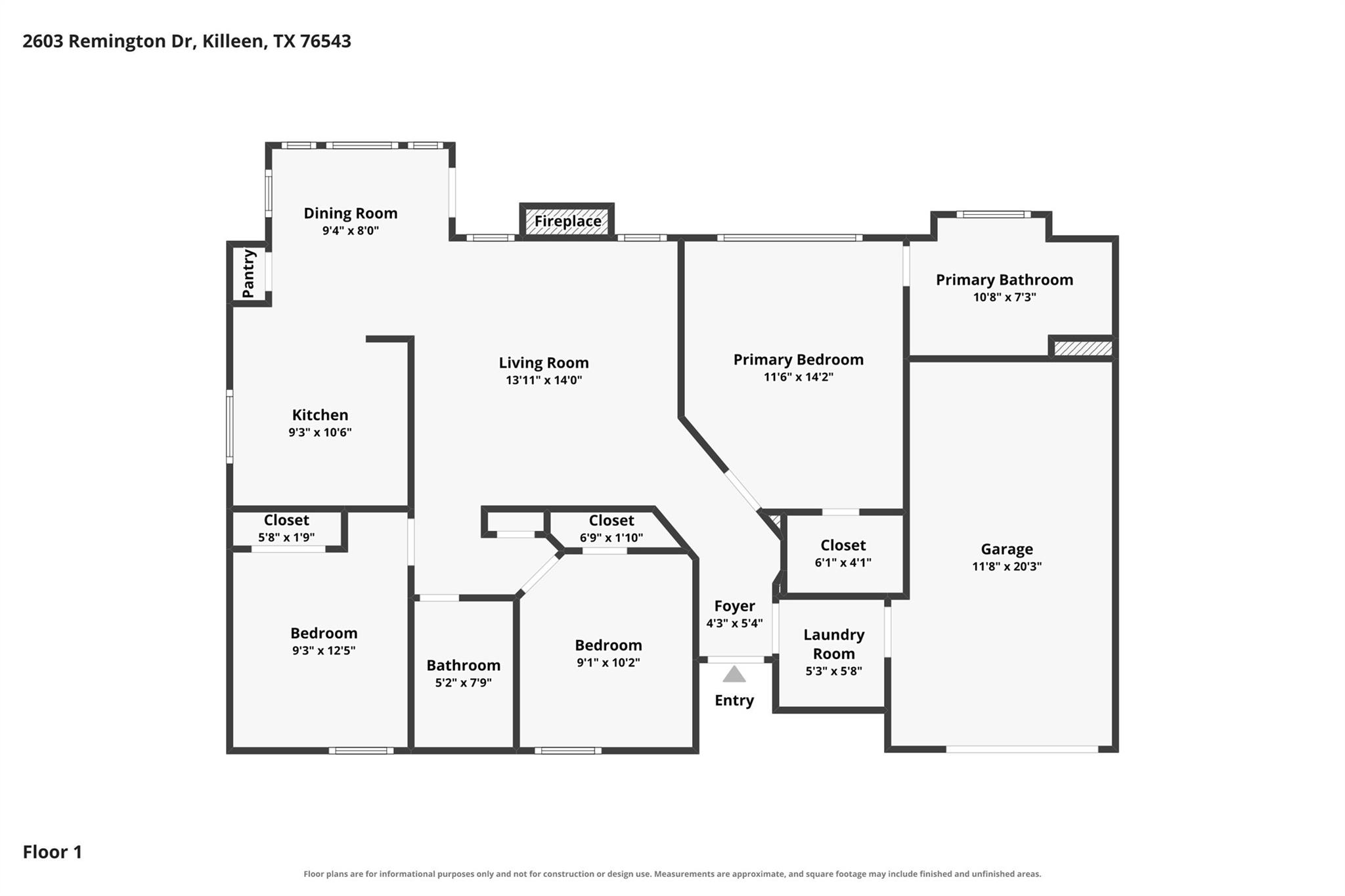 2603 Remington DR, Killeen, TX 76543