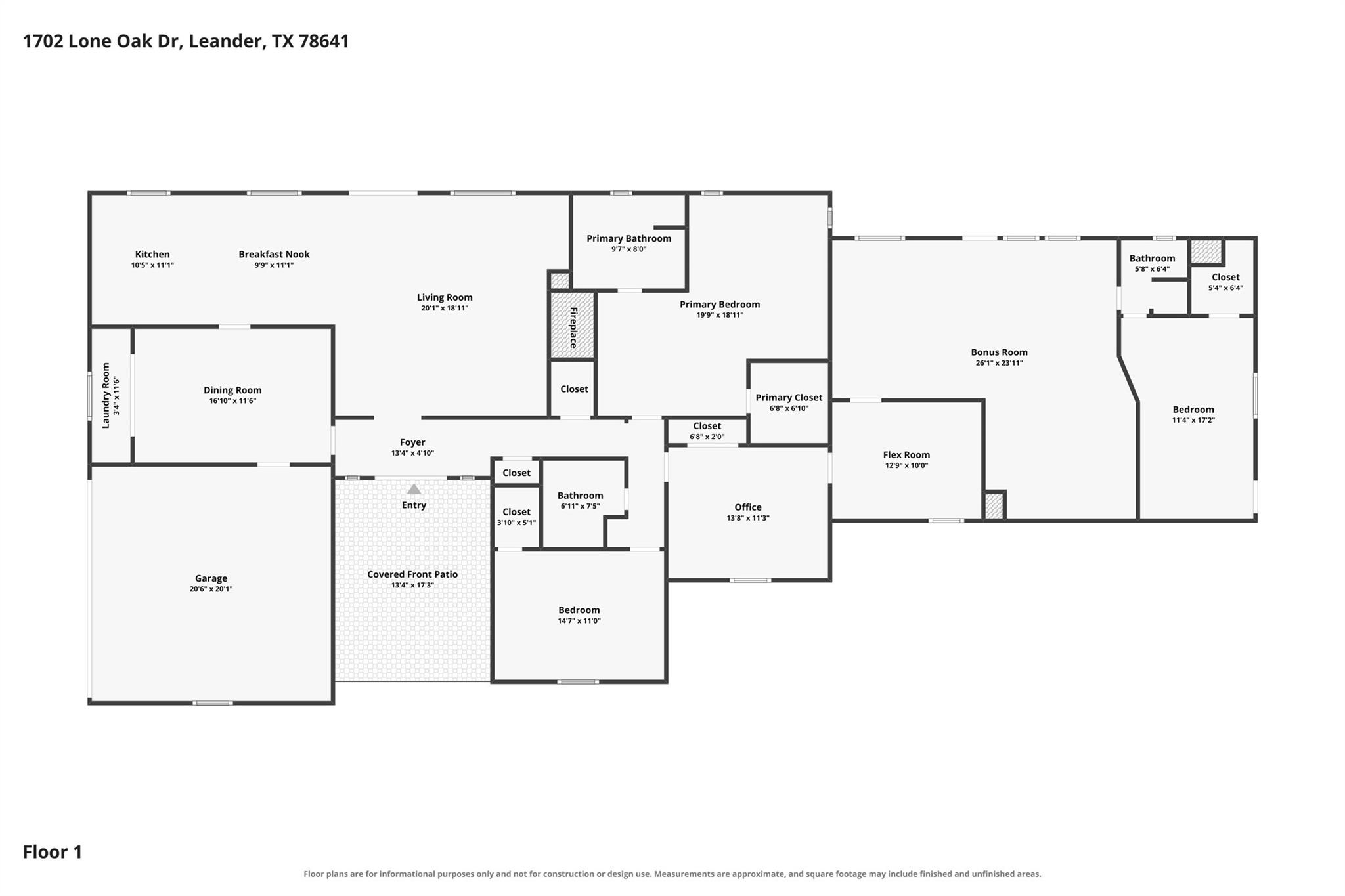 1702 Lone Oak DR, Leander, TX 78641