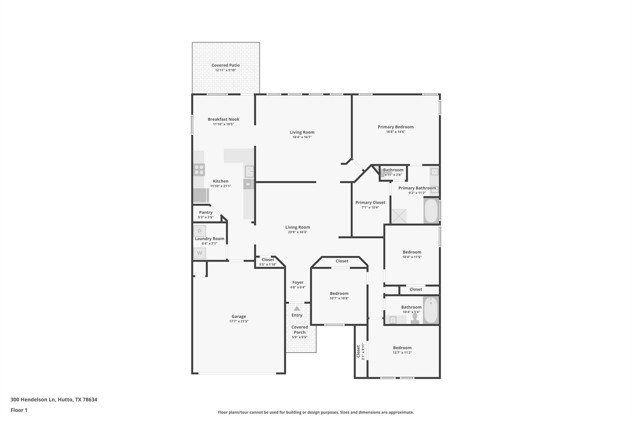 300 Hendelson LN, Hutto, TX 78634