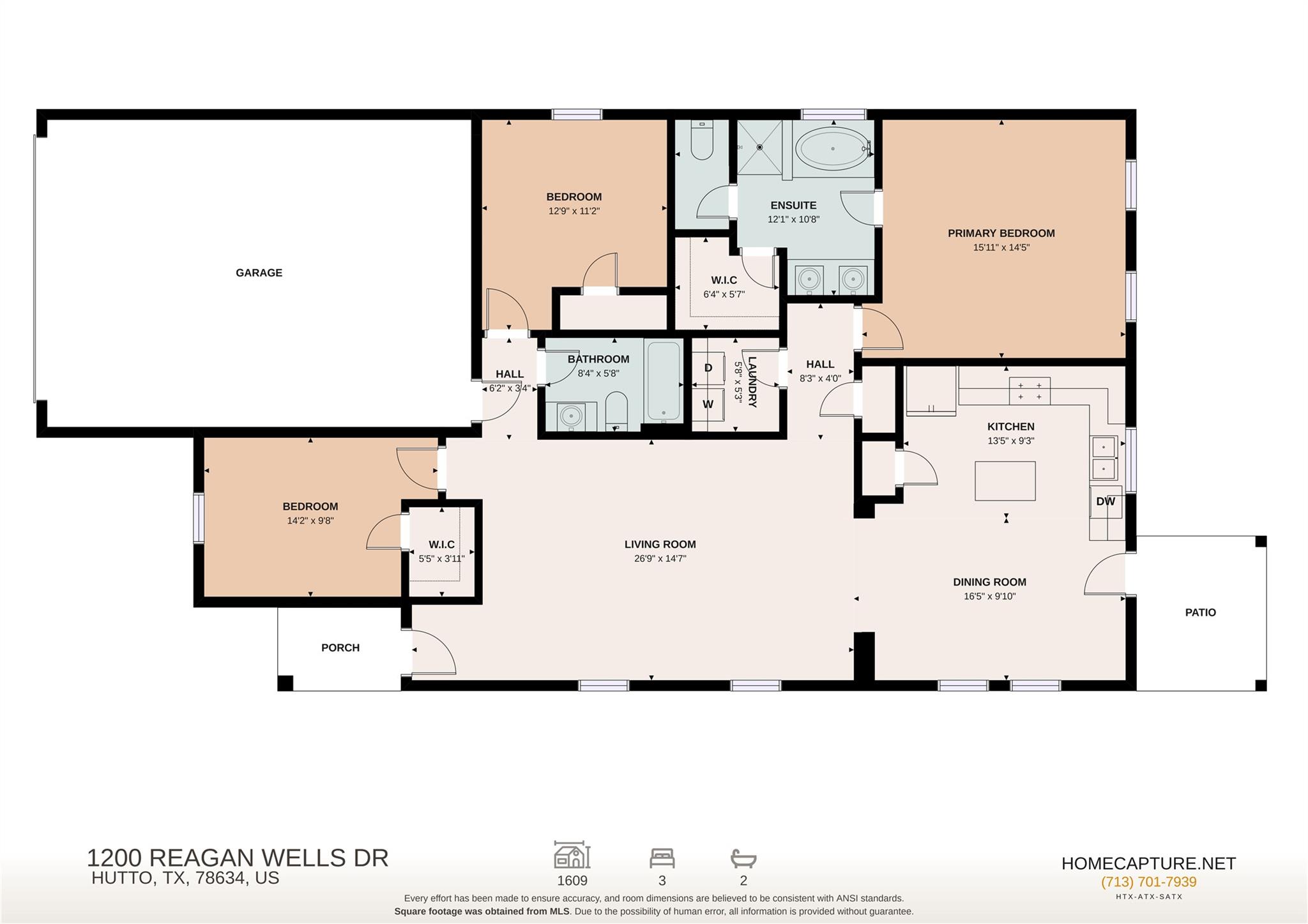 1200 Reagan Wells DR, Hutto, TX 78634