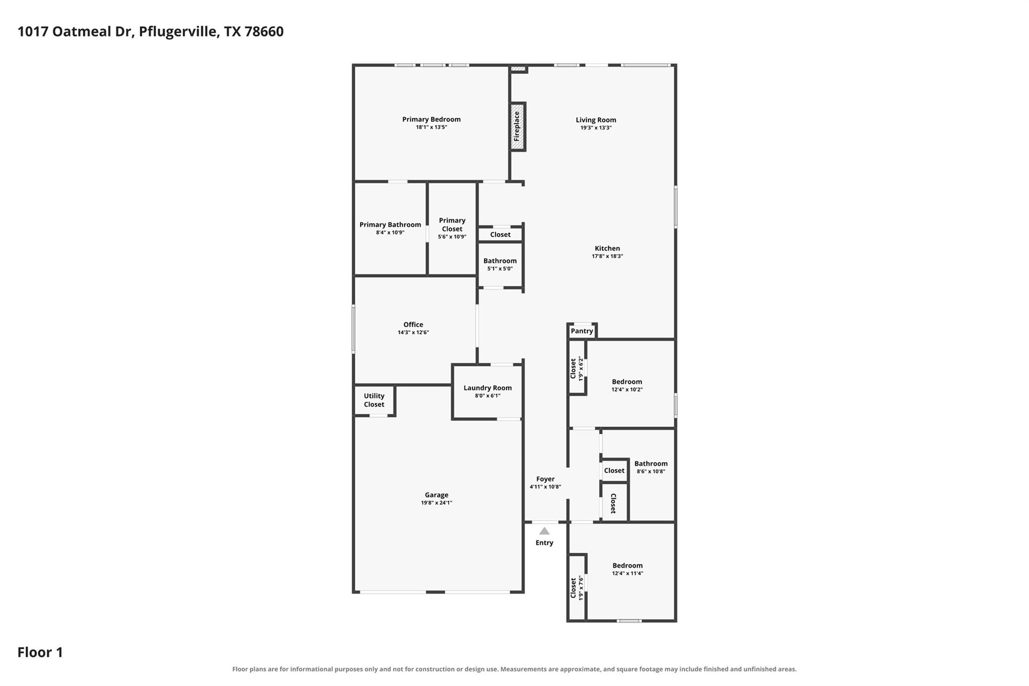 1017 Oatmeal DR, Pflugerville, TX 78660