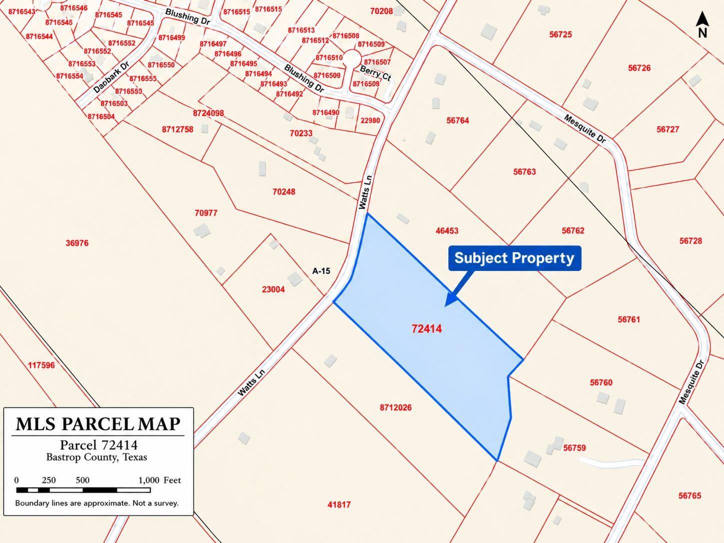 TBD Watts LN, Bastrop, TX 78602