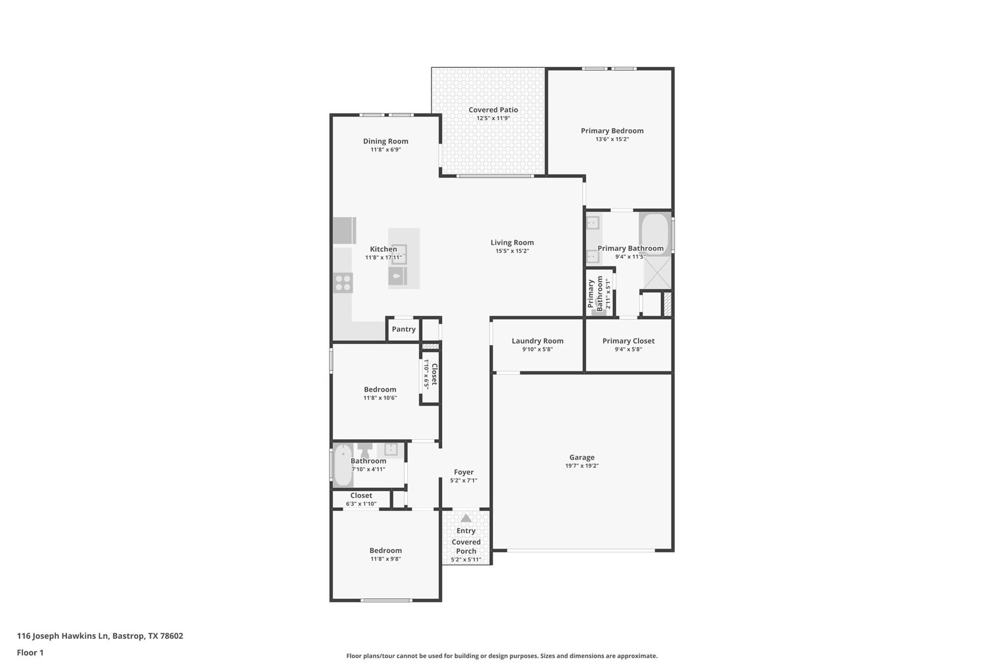116 Joseph Hawkins LN, Bastrop, TX 78602