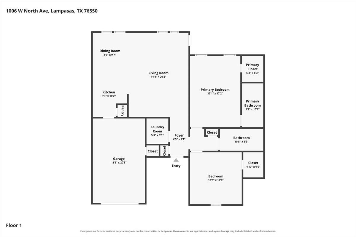 1006 W North Ave, Lampasas, TX 76550