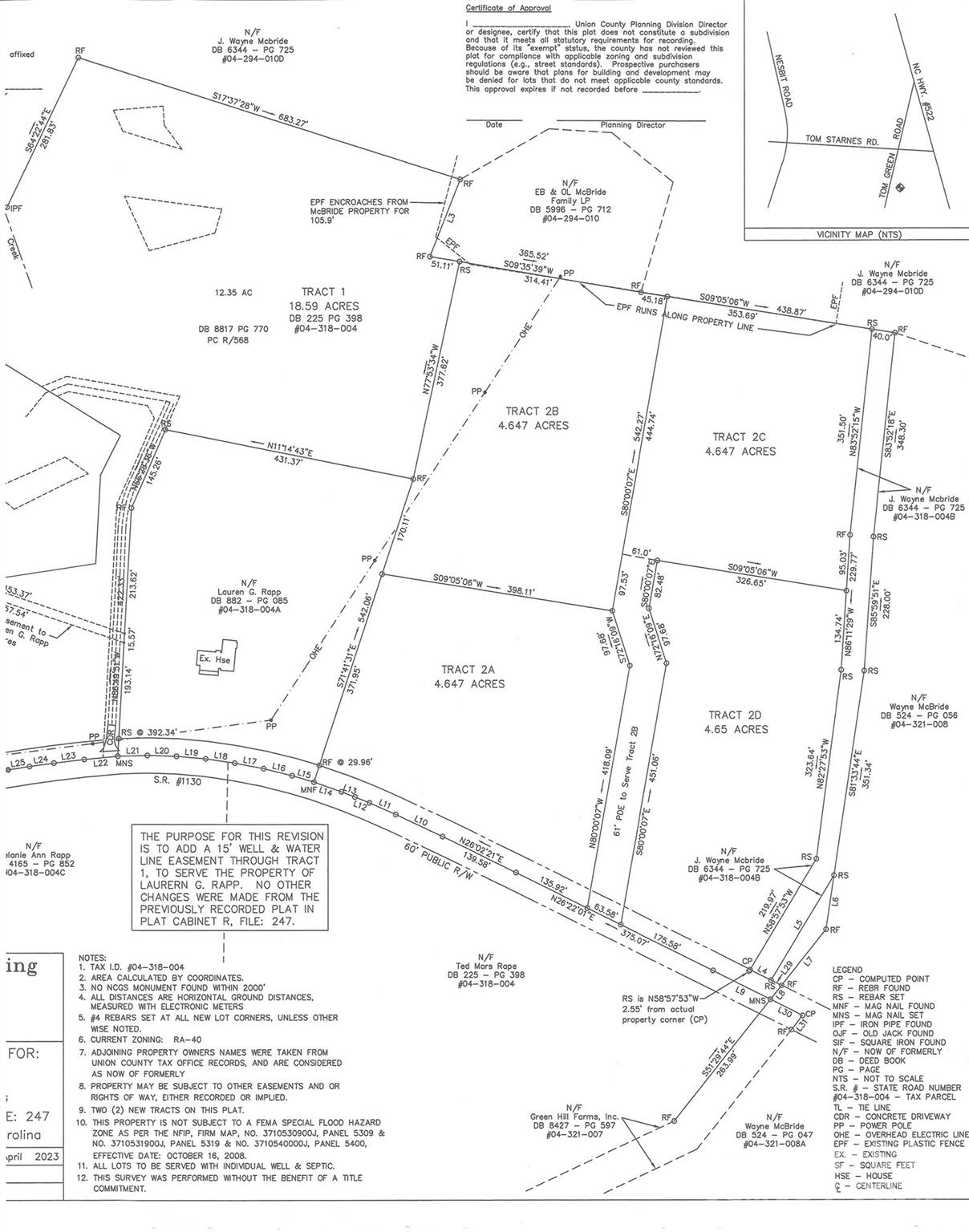 0 Tom Greene Rd Lot 2A, Waxhaw, NC 28173