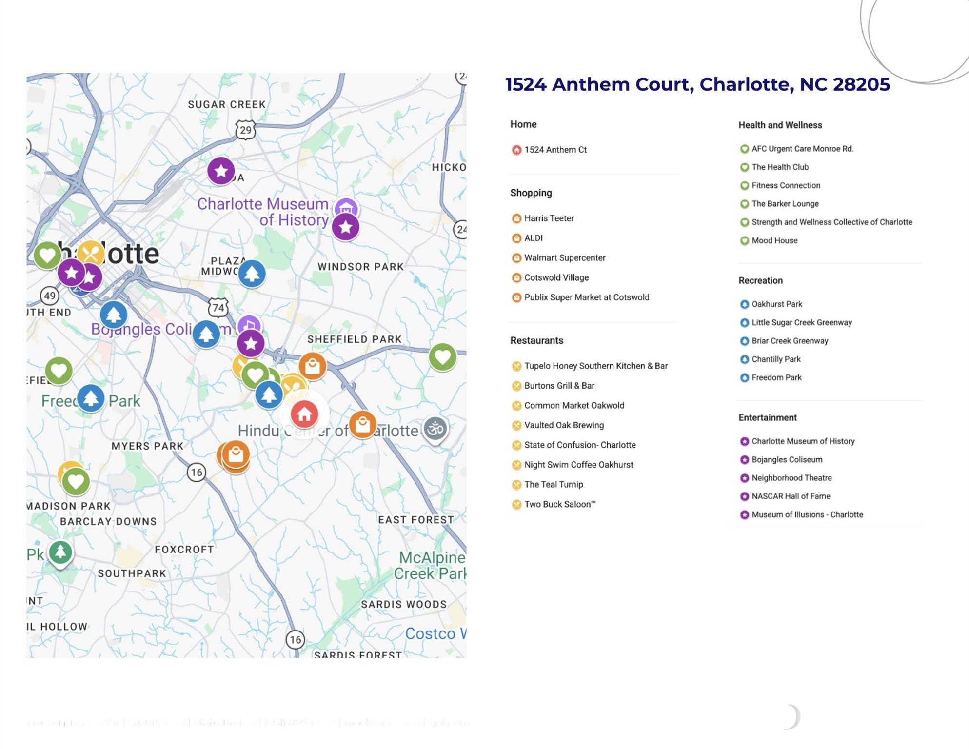 1524 Anthem Ct, Charlotte, NC 28205