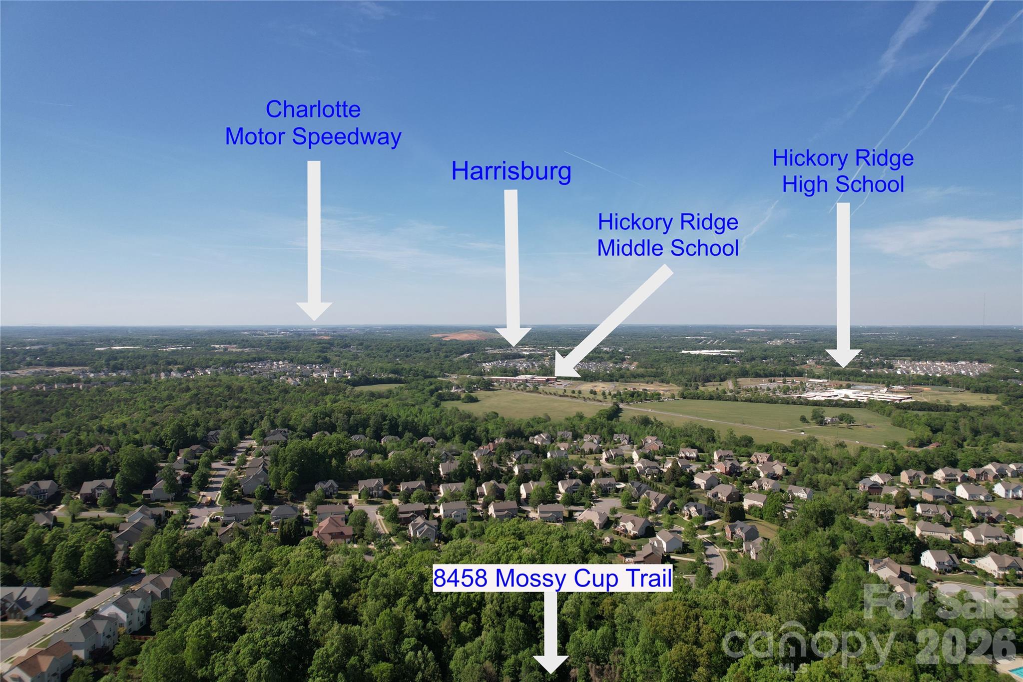 8458 Mossy Cup Trl, Harrisburg, NC 28075