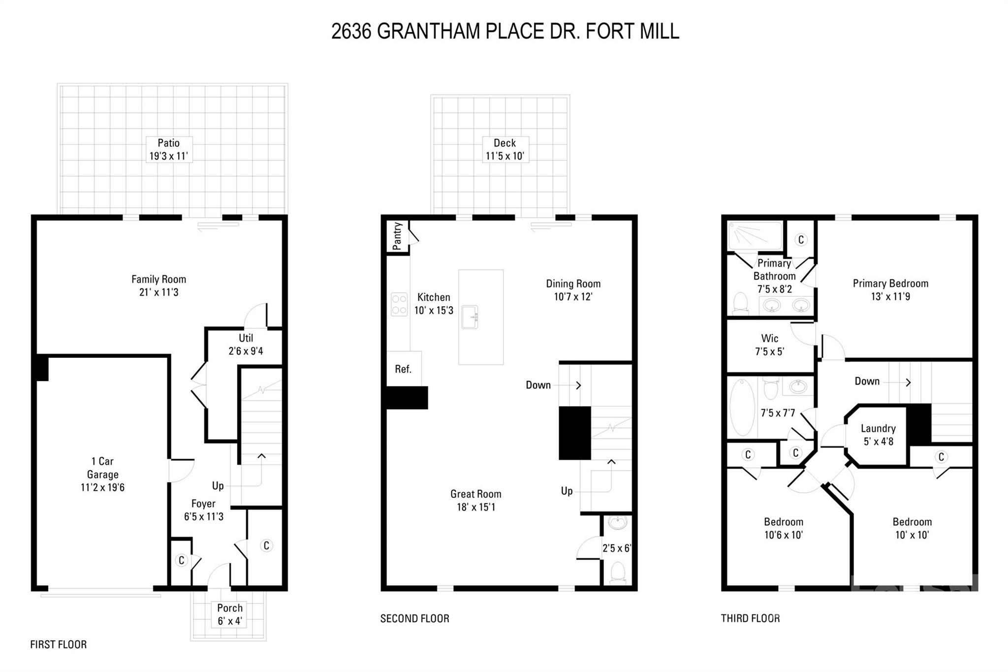 2636 Grantham Place Dr, Fort Mill, SC 29715