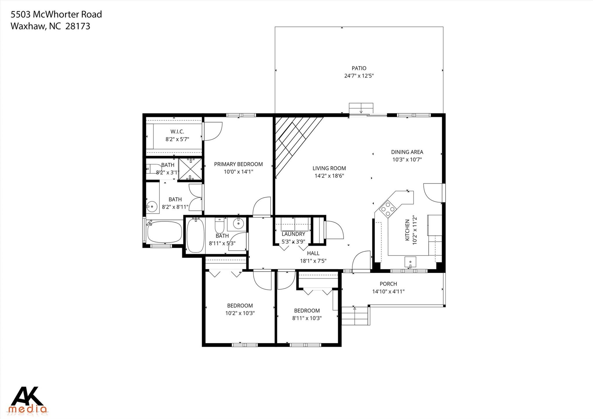 5503 Mcwhorter Rd, Waxhaw, NC 28173