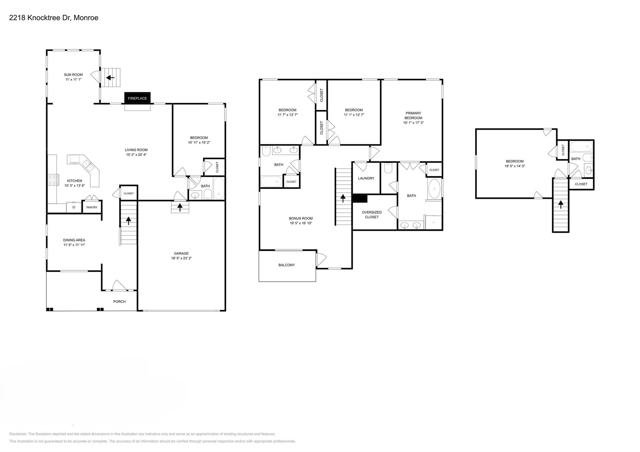 2218 Knocktree Dr, Indian Trail, NC 28079