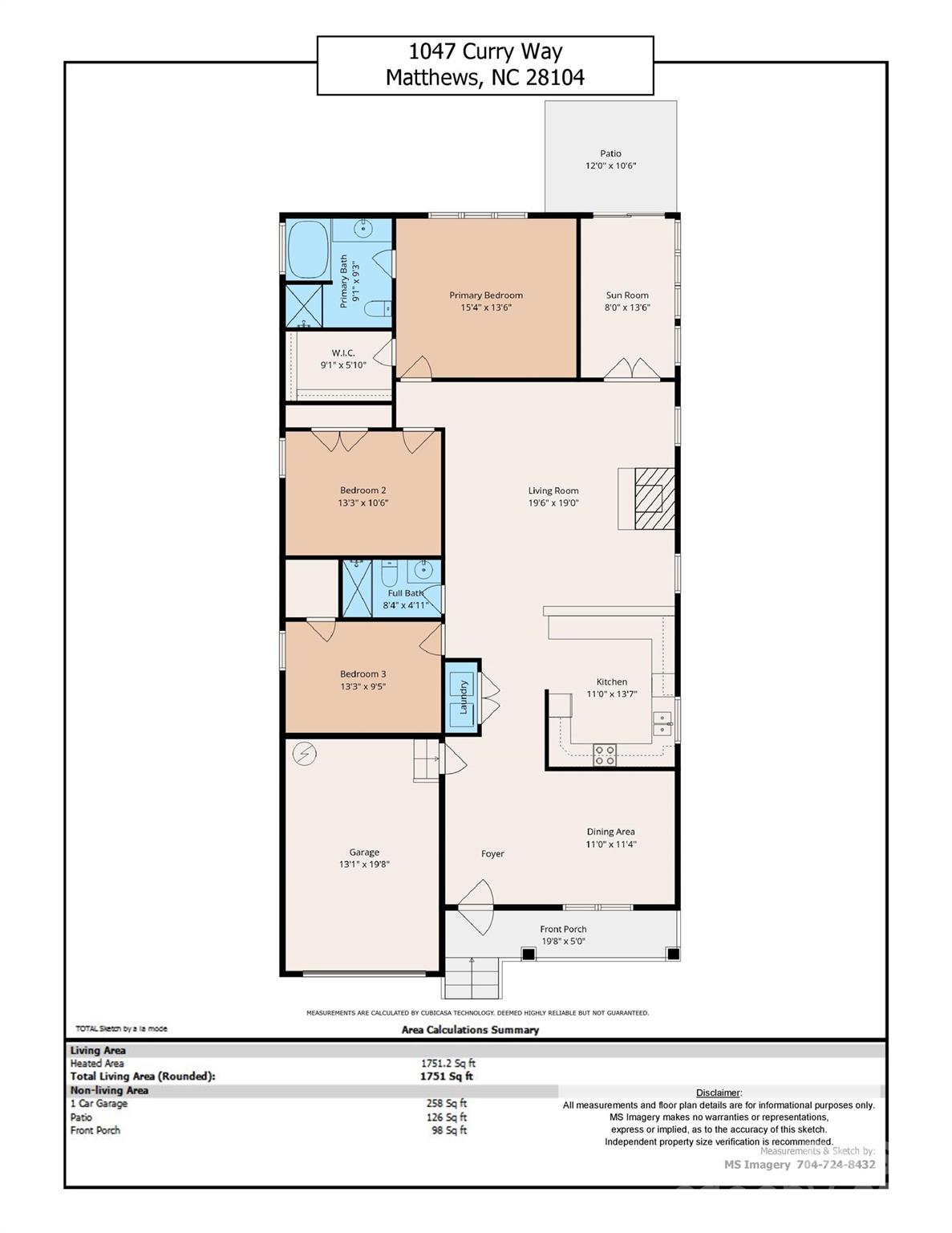 1047 Curry Way, Matthews, NC 28104